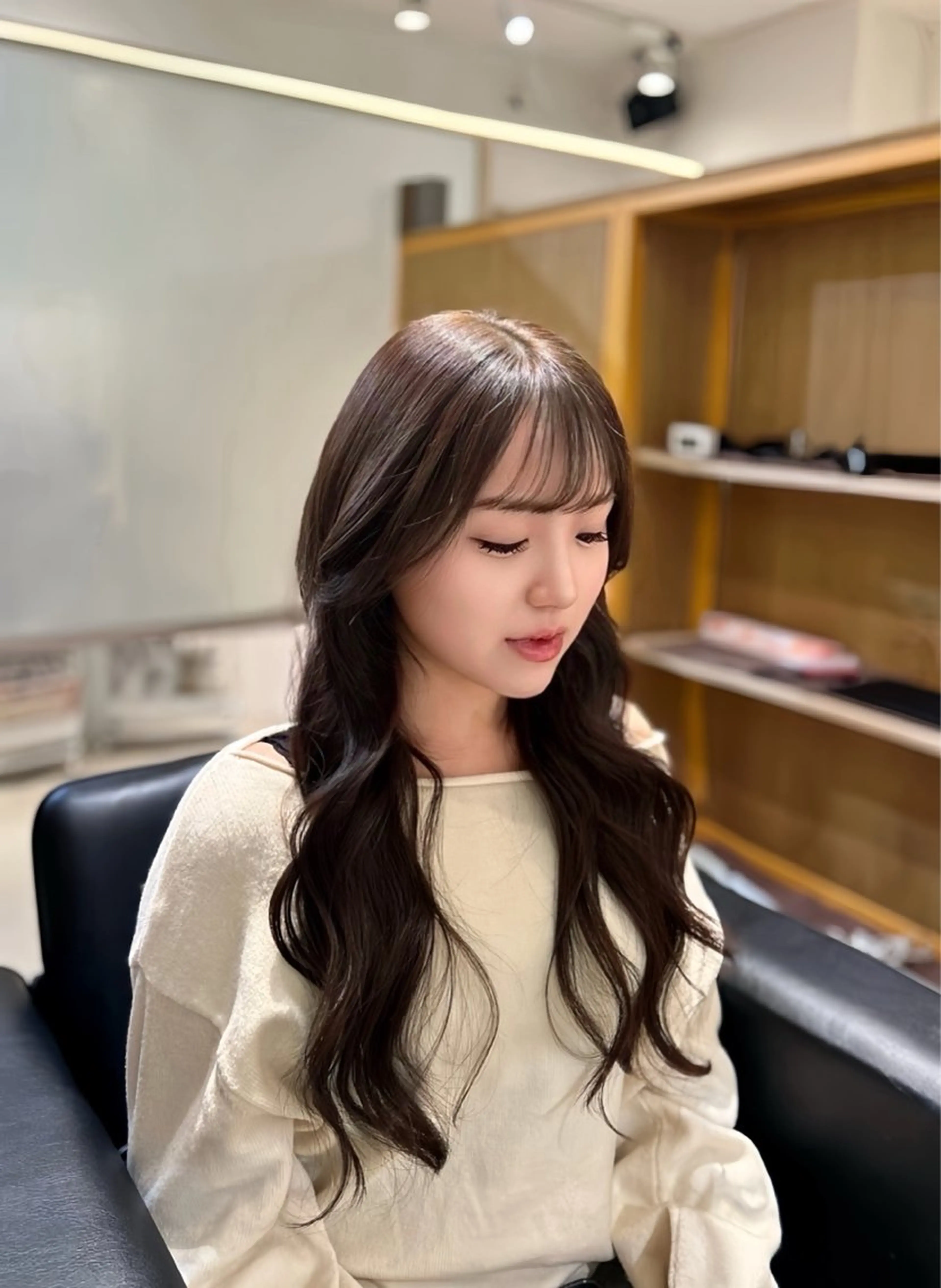 ロング カラー Ayaka🖤 ブリーチなしカラーのヘアスタイル