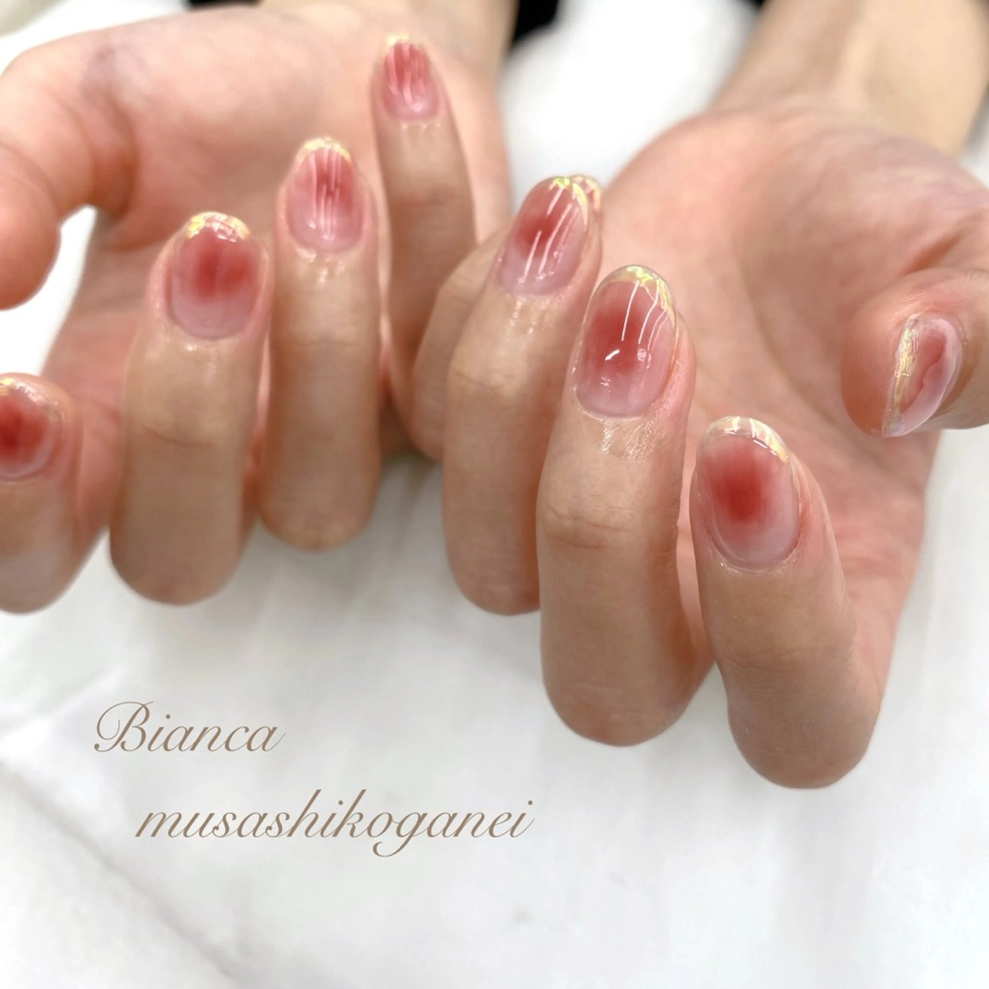ネイル ハンドネイル Bianca 武蔵小金井　しぎはらのネイルデザイン