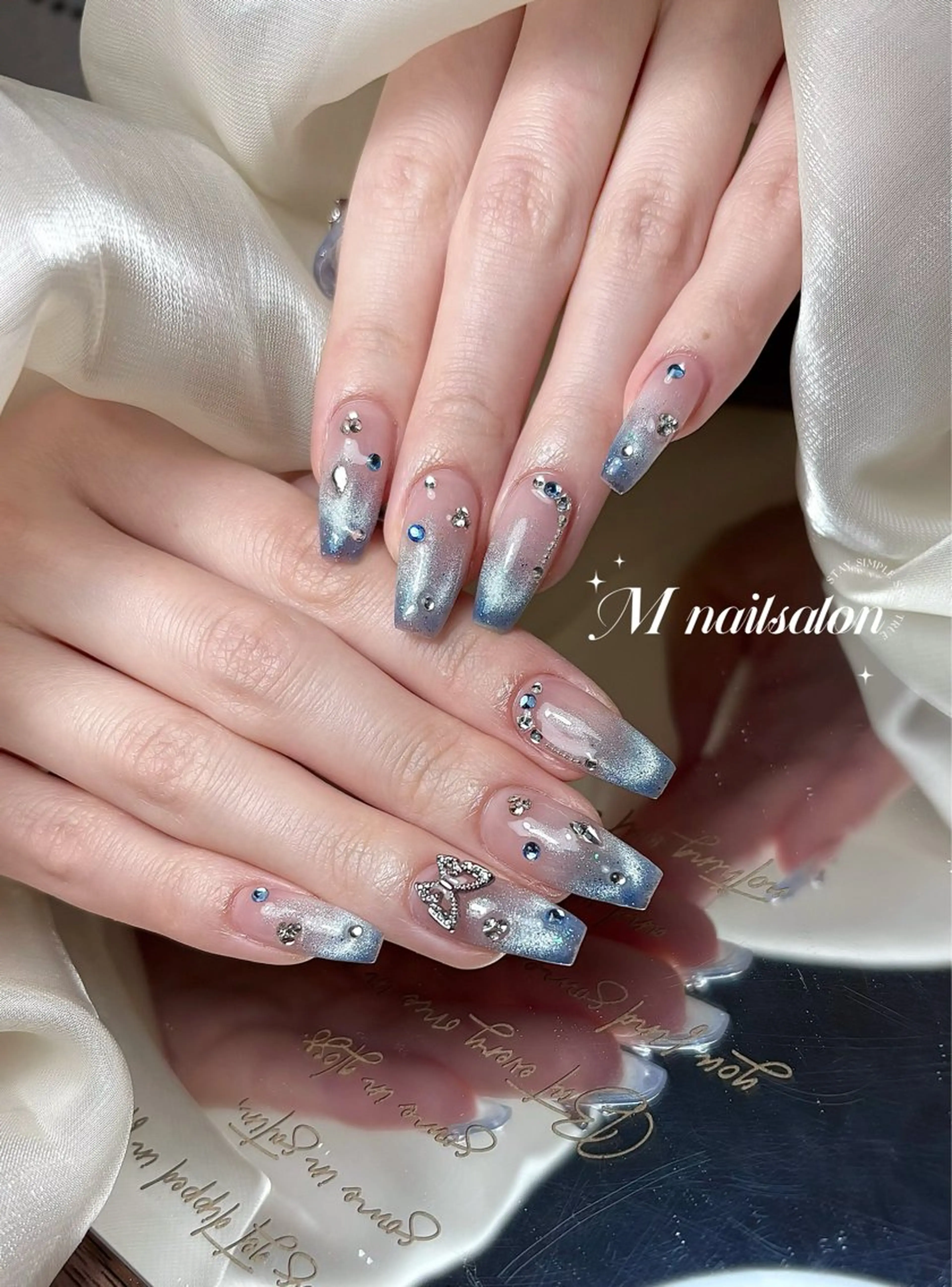 ネイル ハンドネイル M🌷nail 長さだし専門店のネイルデザイン