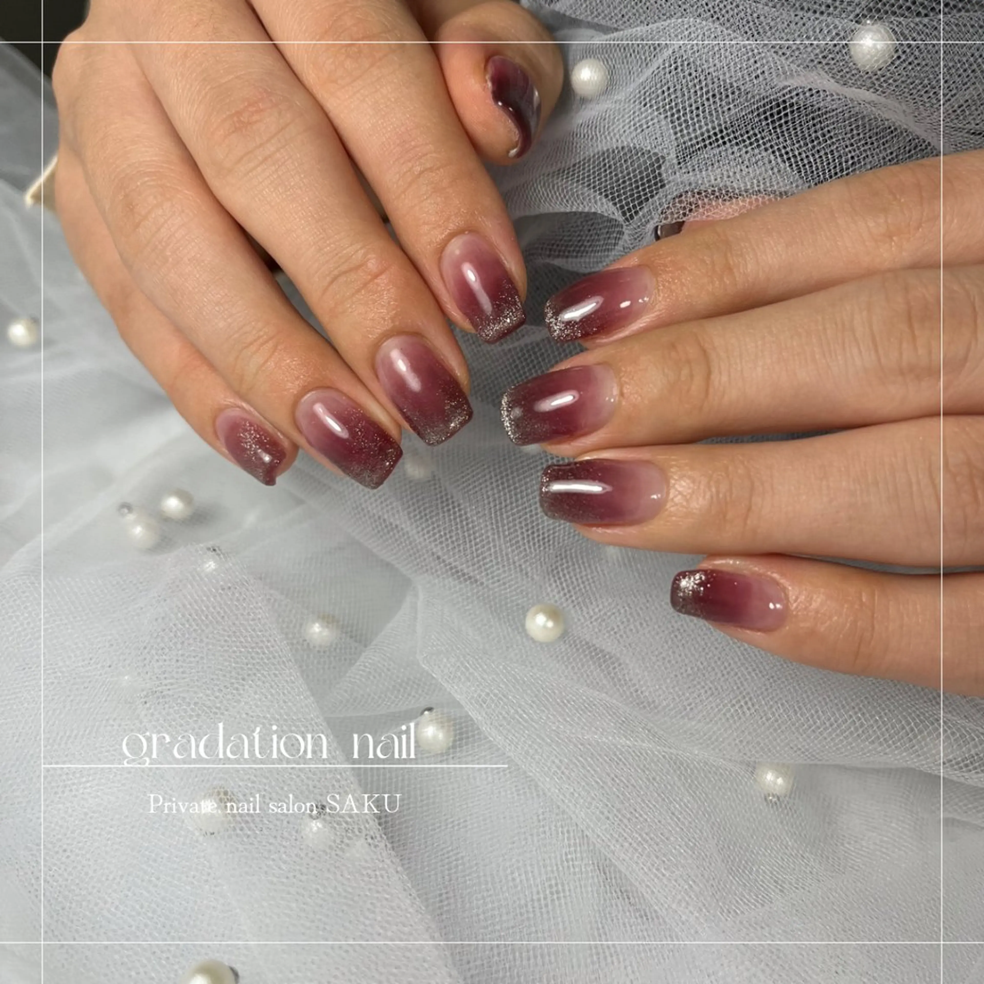 ネイル SAKU  nail[サクネイル]所属・SAKU nail 作島茜のネイルデザイン