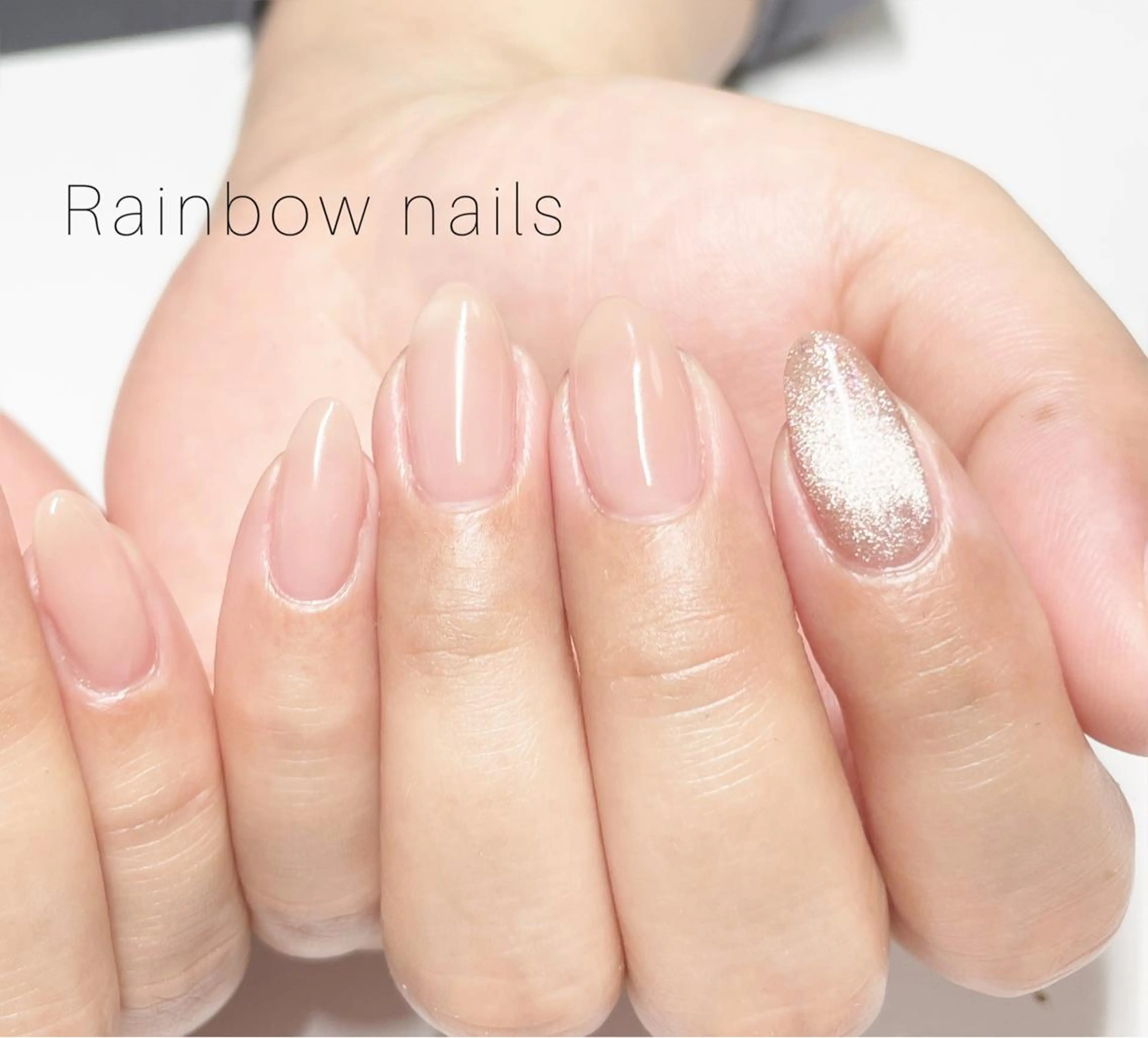 ネイル Rainbow nailsくろちゃんのネイルデザイン