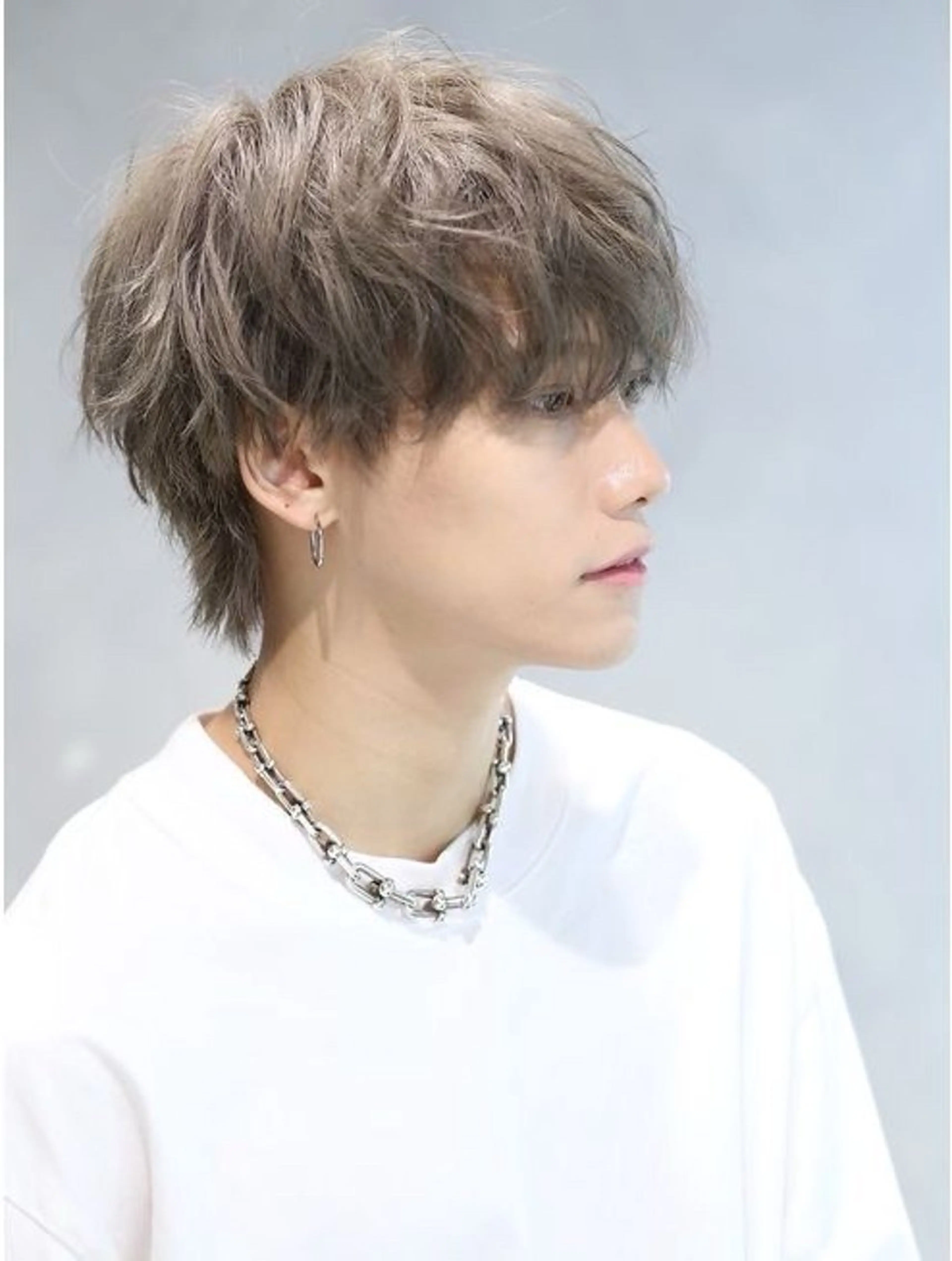 メンズ センターパート マッシュ メンズウルフカット ウルフカット 👑原宿メンズパーマ /原宿/かずま👑のヘアスタイル