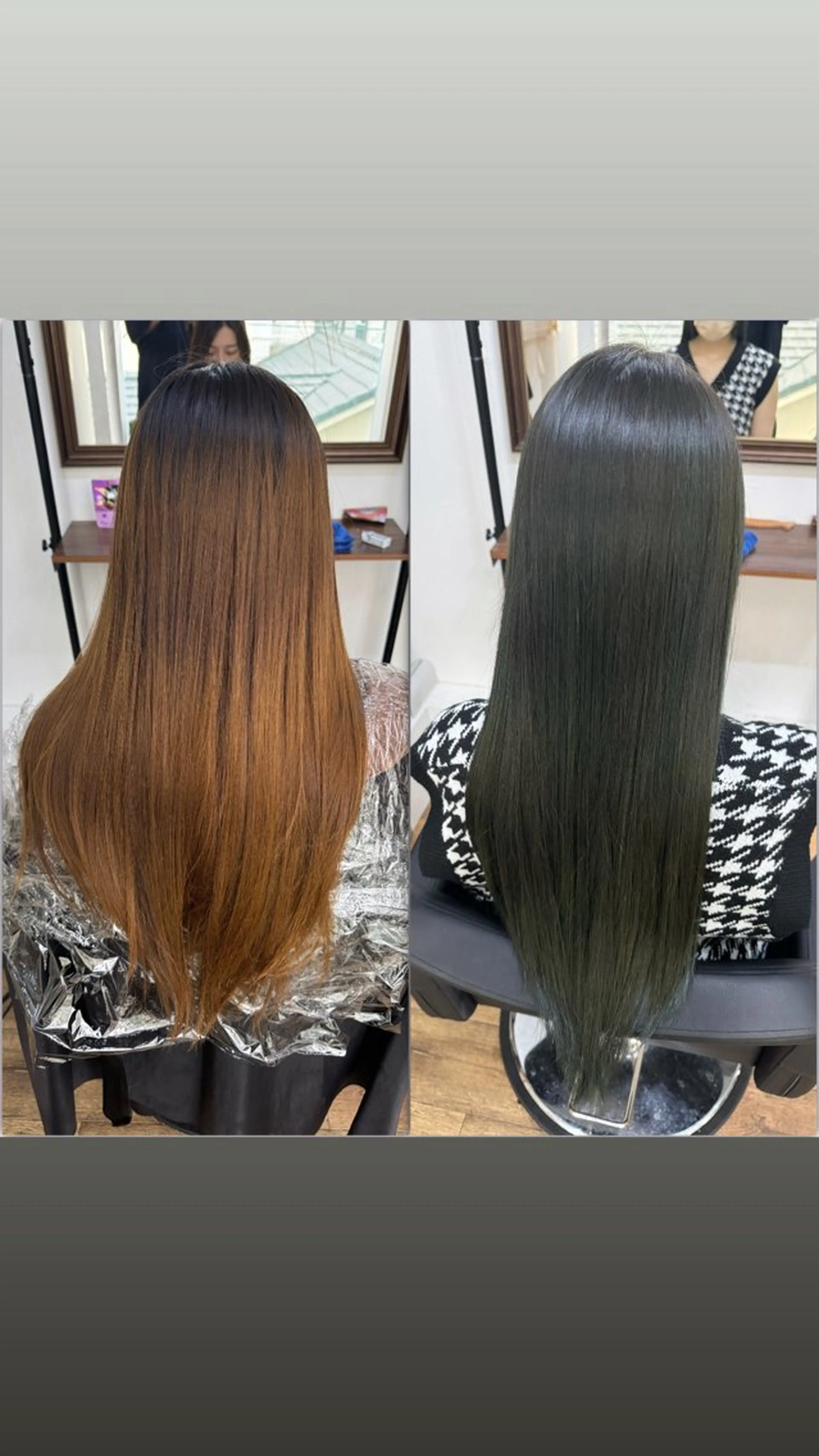 ロング カラー ブリーチ グレージュ ブリーチなしカラー オリーブグレージュ オリーブグレー ヘアカラー 椎葉 祐也のヘアスタイル
