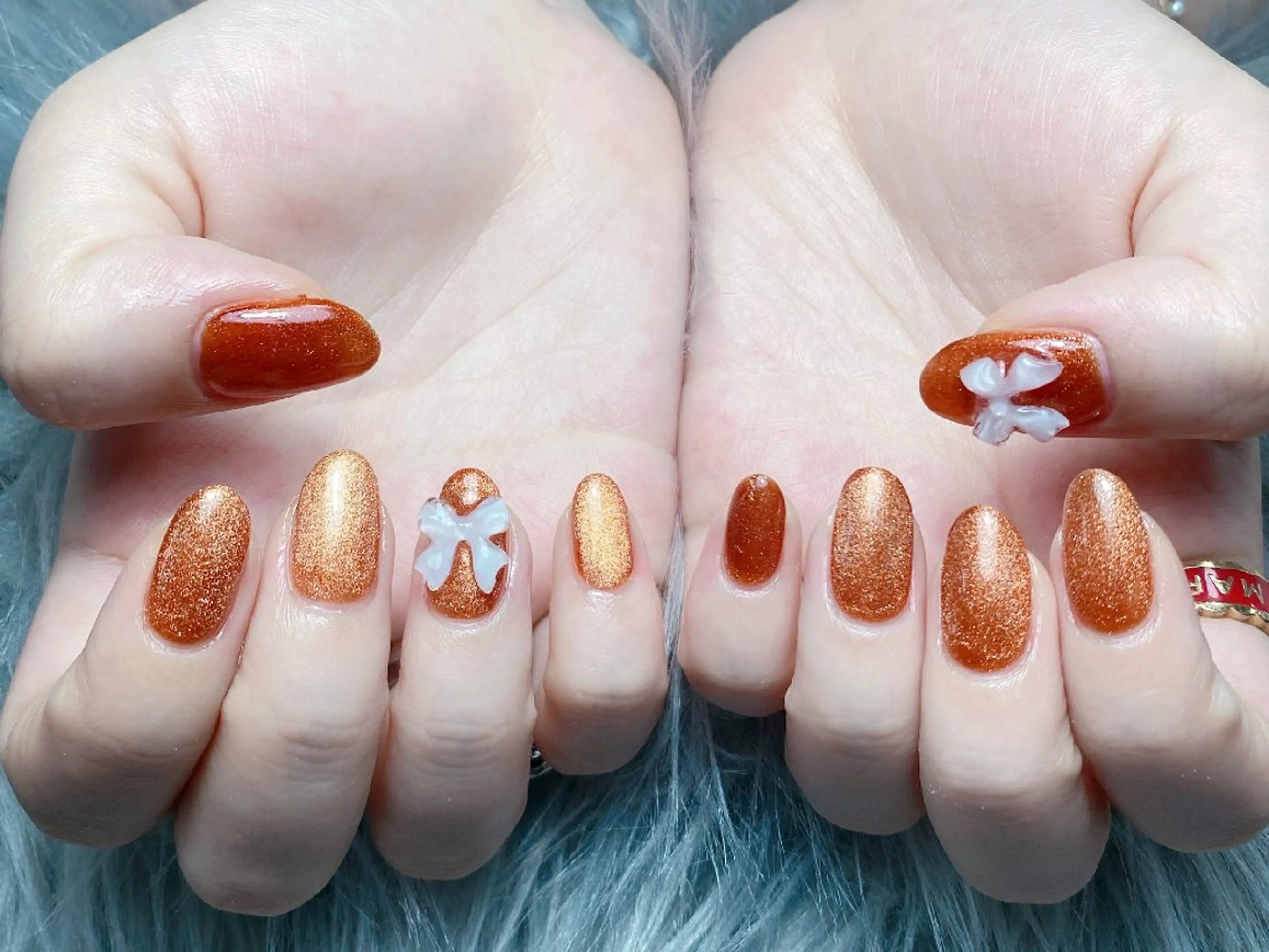 ネイル 長さ出し フレンチネイル グラデーション マグネットネイル マグネットフレンチ ハンドネイル ハンドケア ✨Dreamy NORAのネイルデザイン