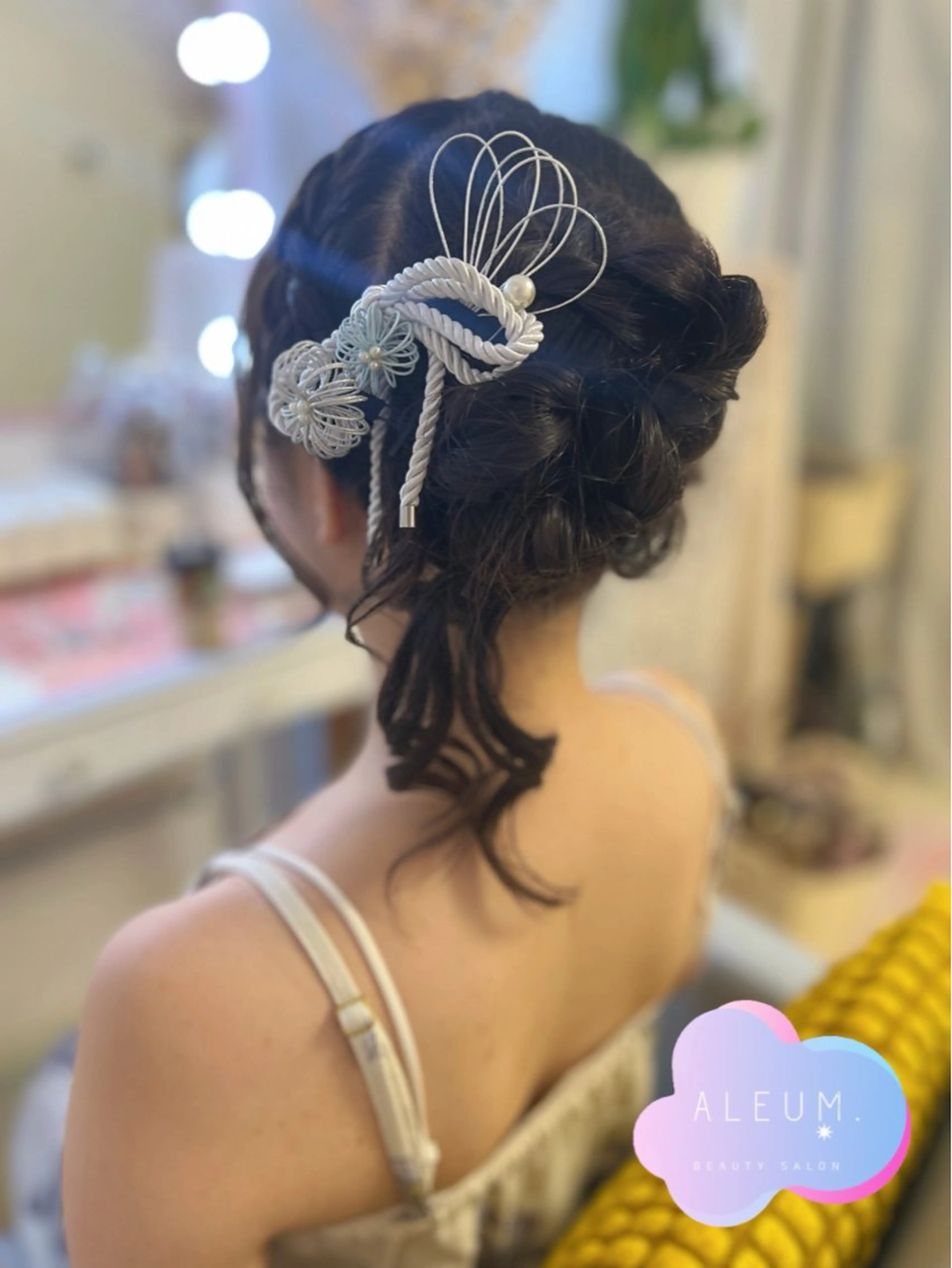 ヘアアレンジ 浴衣 🌈ALEUM.🌈 アルムのマツエク・マツパデザイン