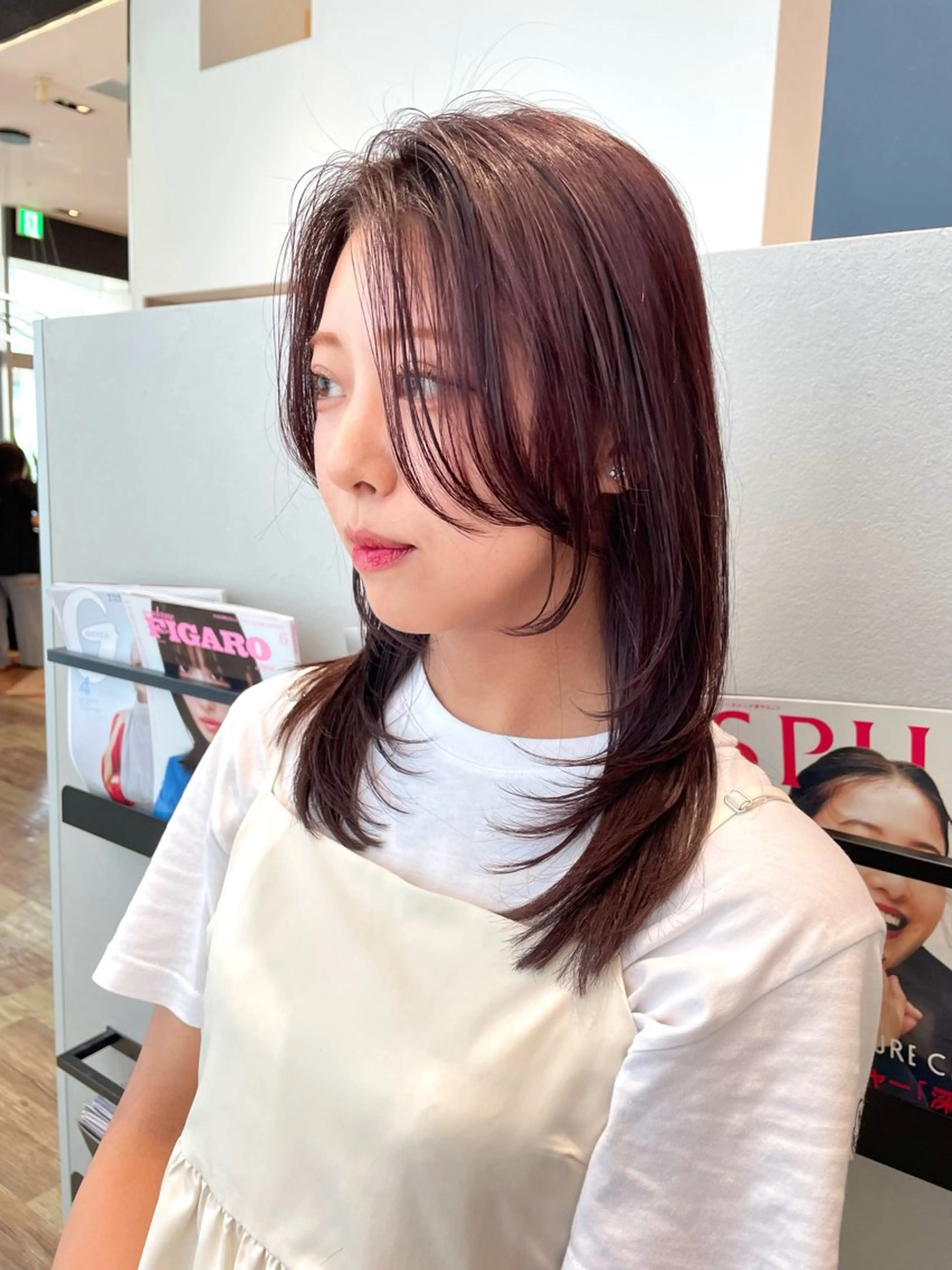 カット＋ダメージレスカラー＋超音波トリートメント✨の写真