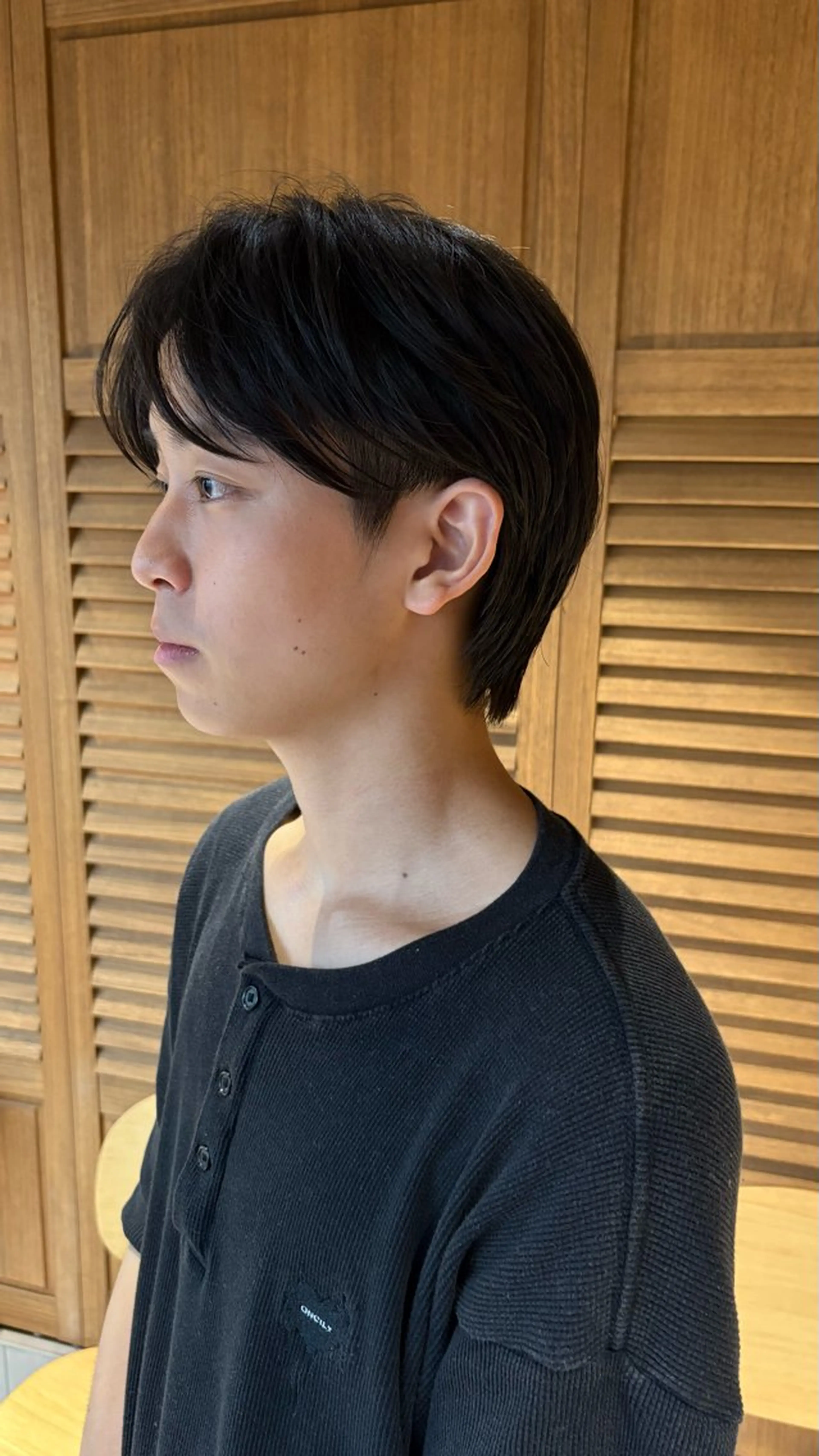 メンズ 《センターパート / perm》ナミのヘアスタイル