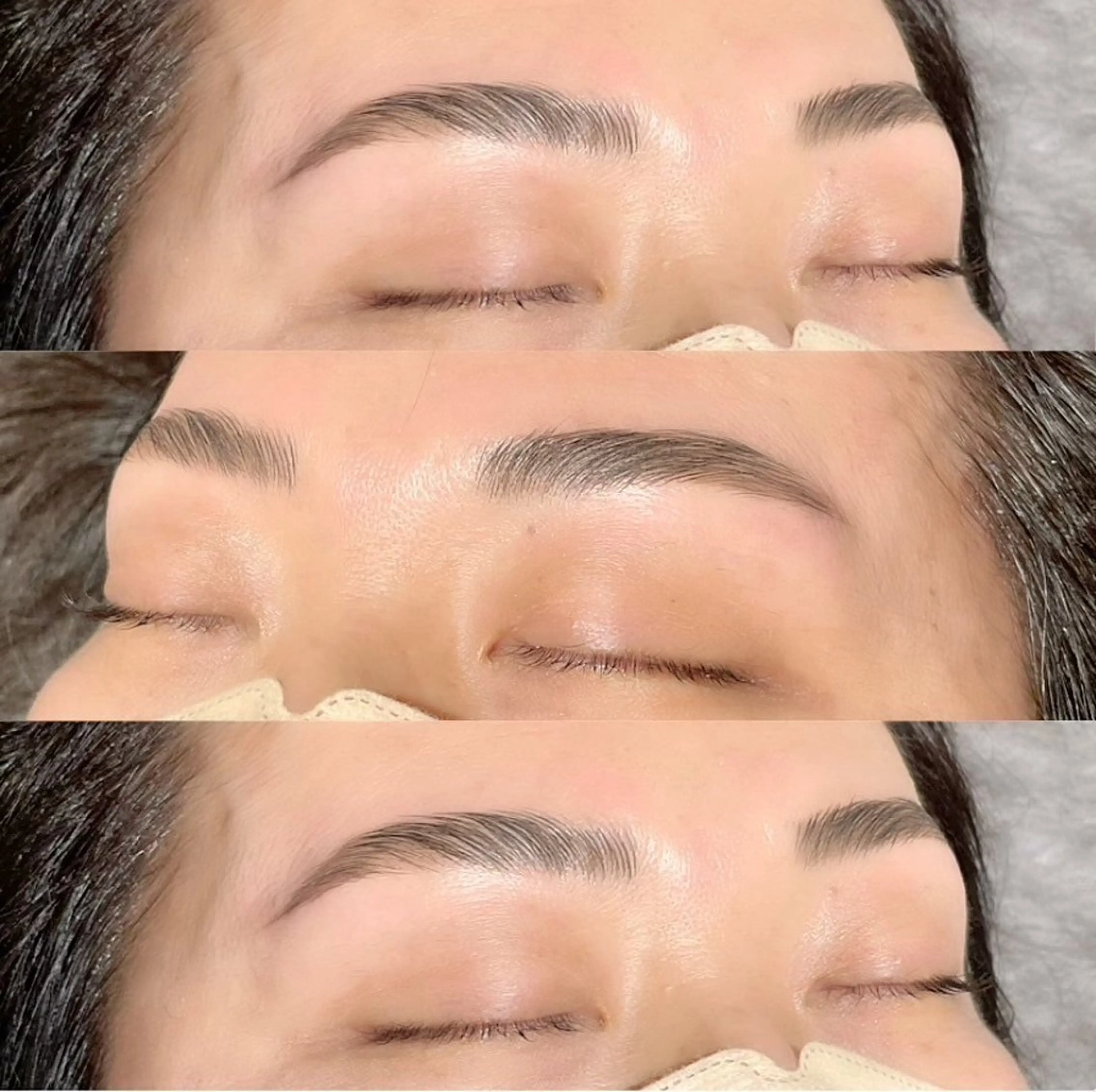 アイブロウワックス脱毛の写真