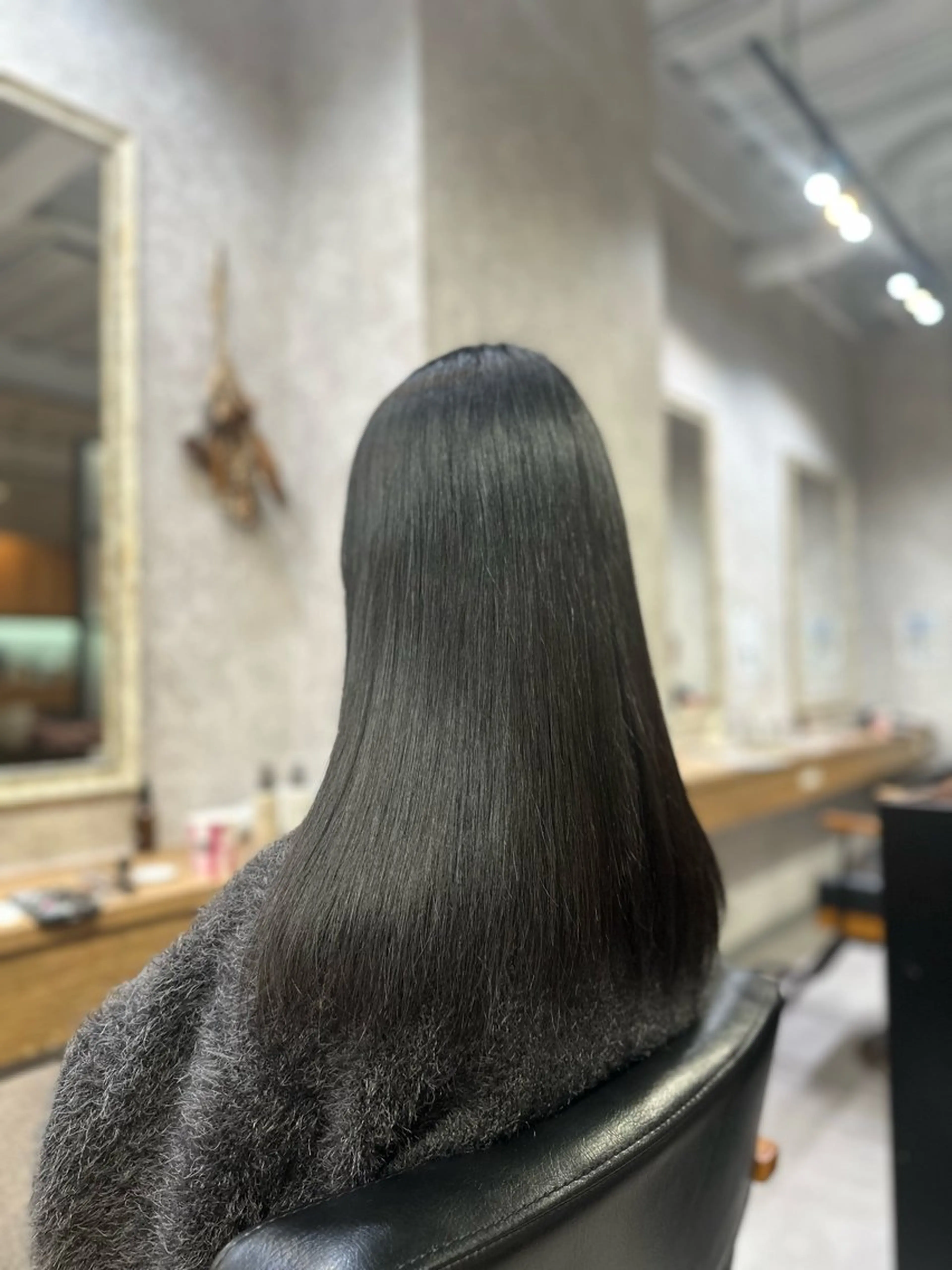 ロング パーマ 髪質改善 ストレートパーマ 髪質改善/縮毛矯正/ 艶髪/根本和也のヘアスタイル