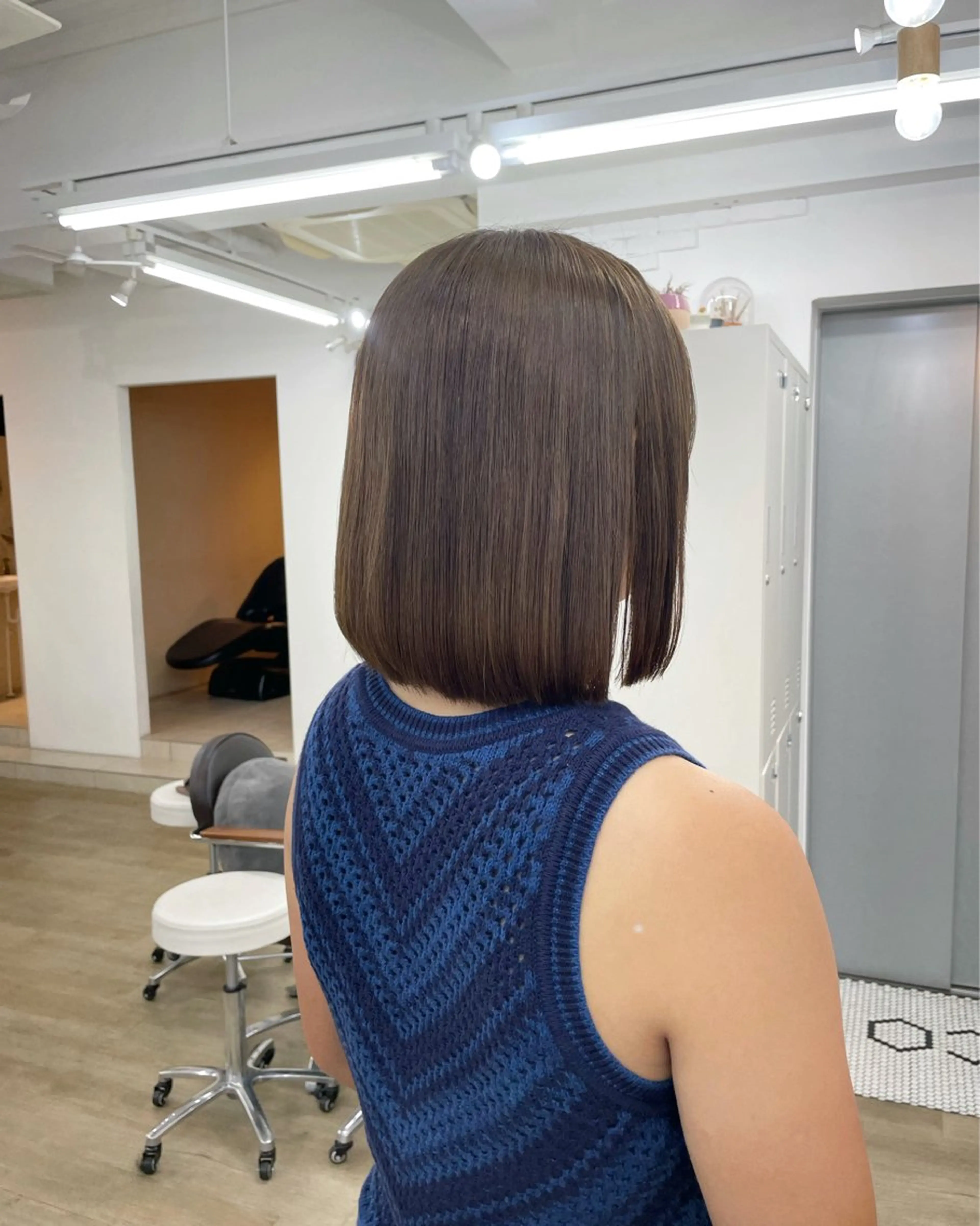 ミディアム カラー ベージュカラー ブリーチ 透明感カラー ダブルカラー ブリーチなしカラー ヘアカラー トリートメント ✨髪質改善✨原宿 えのもと　はなのヘアスタイル