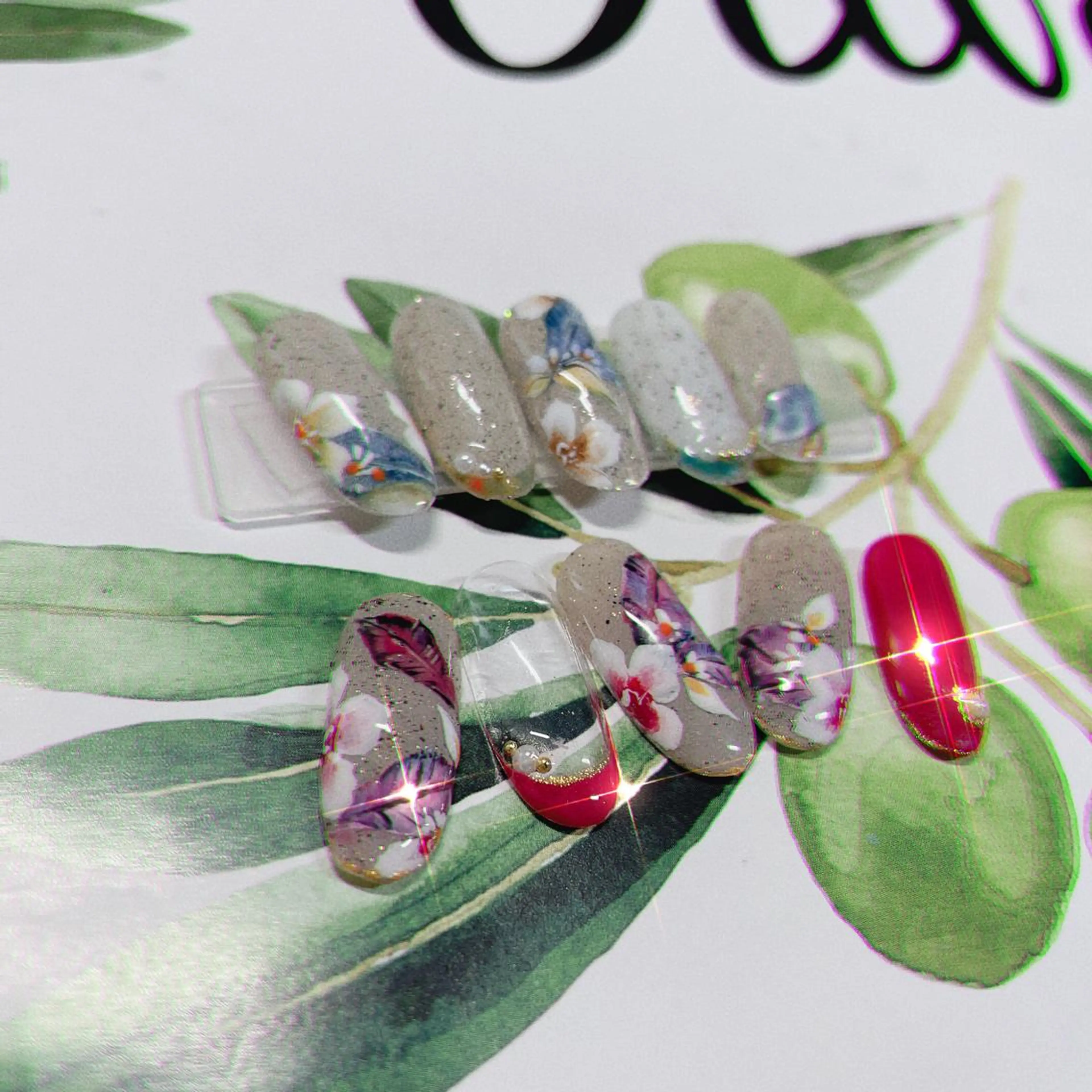 ネイル 奥園 良恵のネイルデザイン