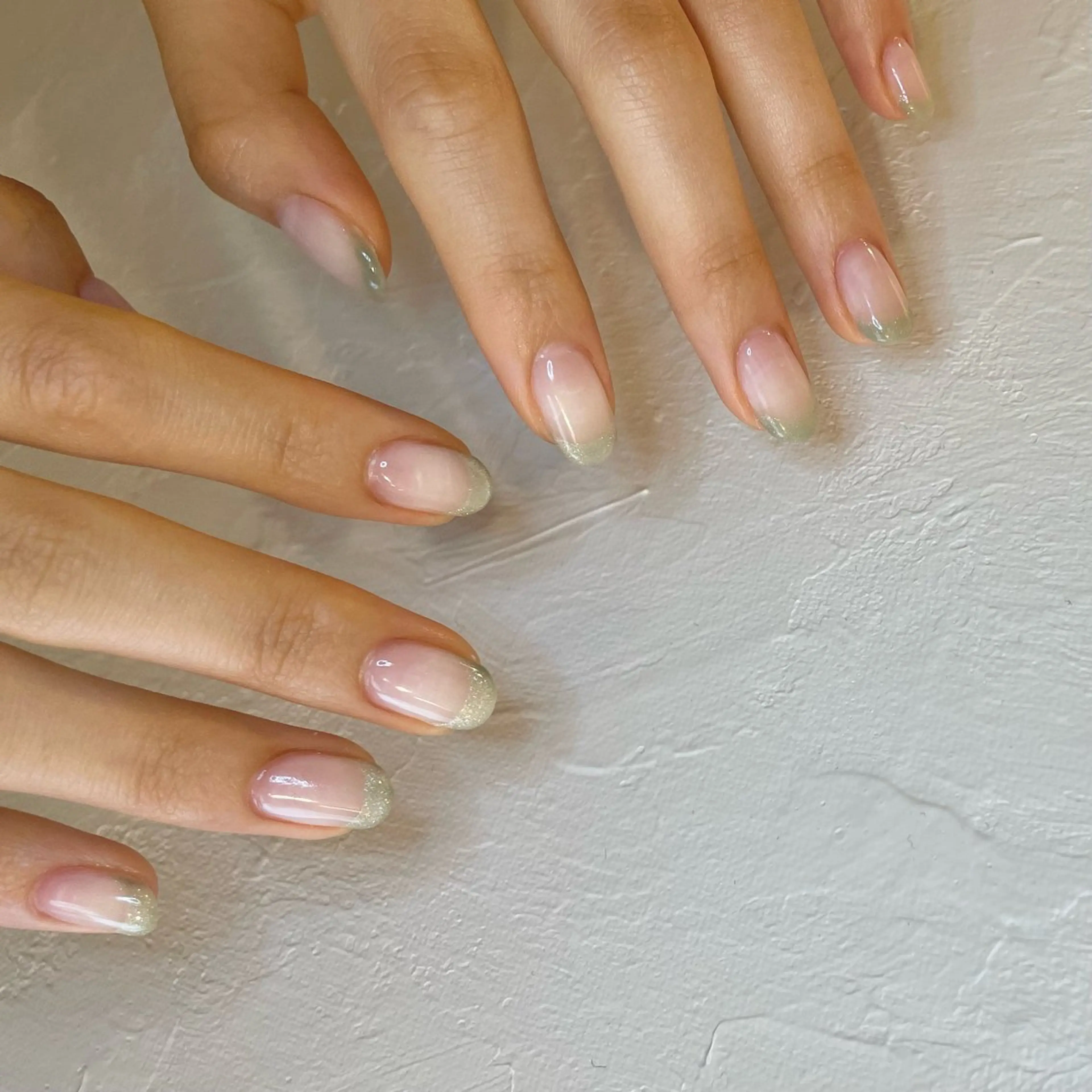 ネイル フレンチネイル マグネットネイル 春ネイル Nail Room uimのネイルデザイン