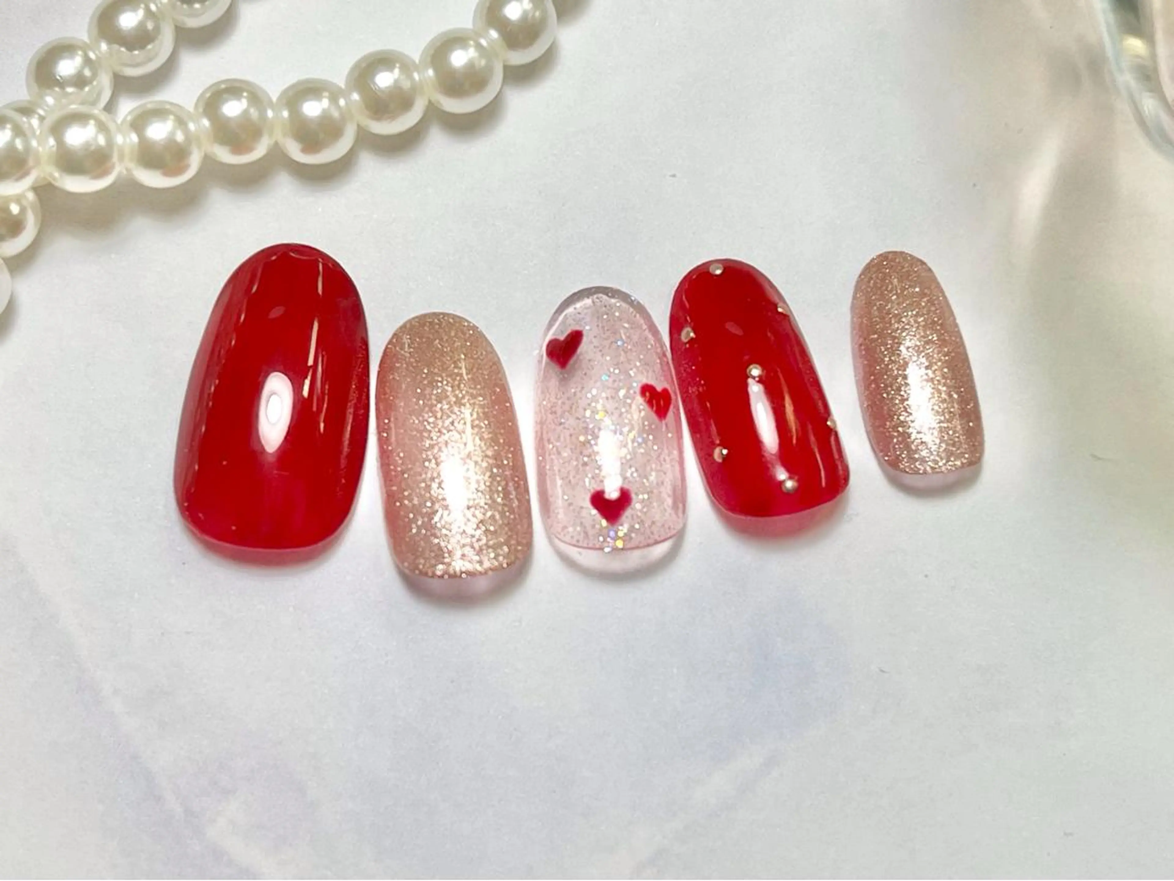 ネイル ハンドネイル プティリボン 武蔵小金井店のネイルデザイン