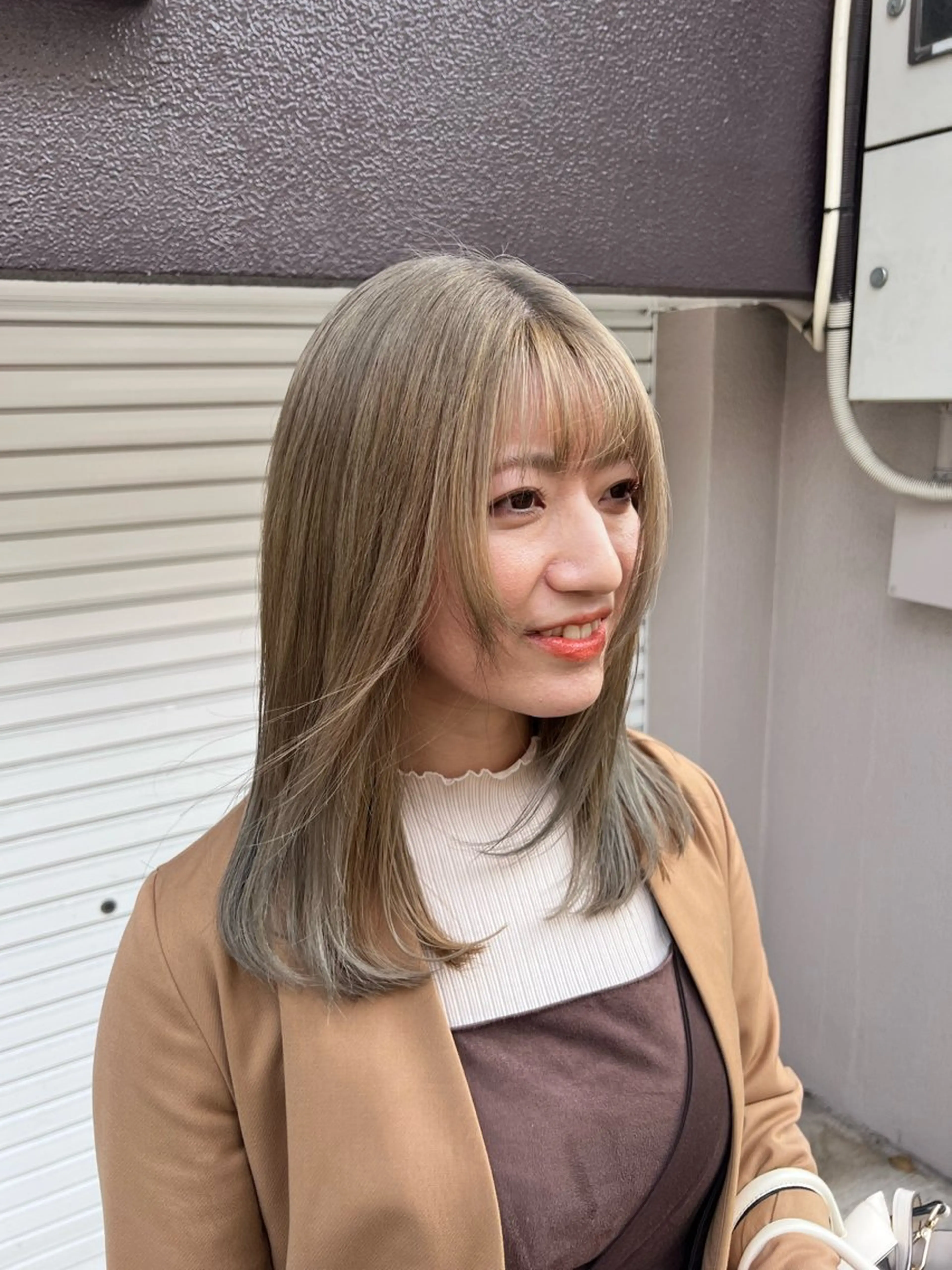 セミロング INORI @de2poのヘアスタイル