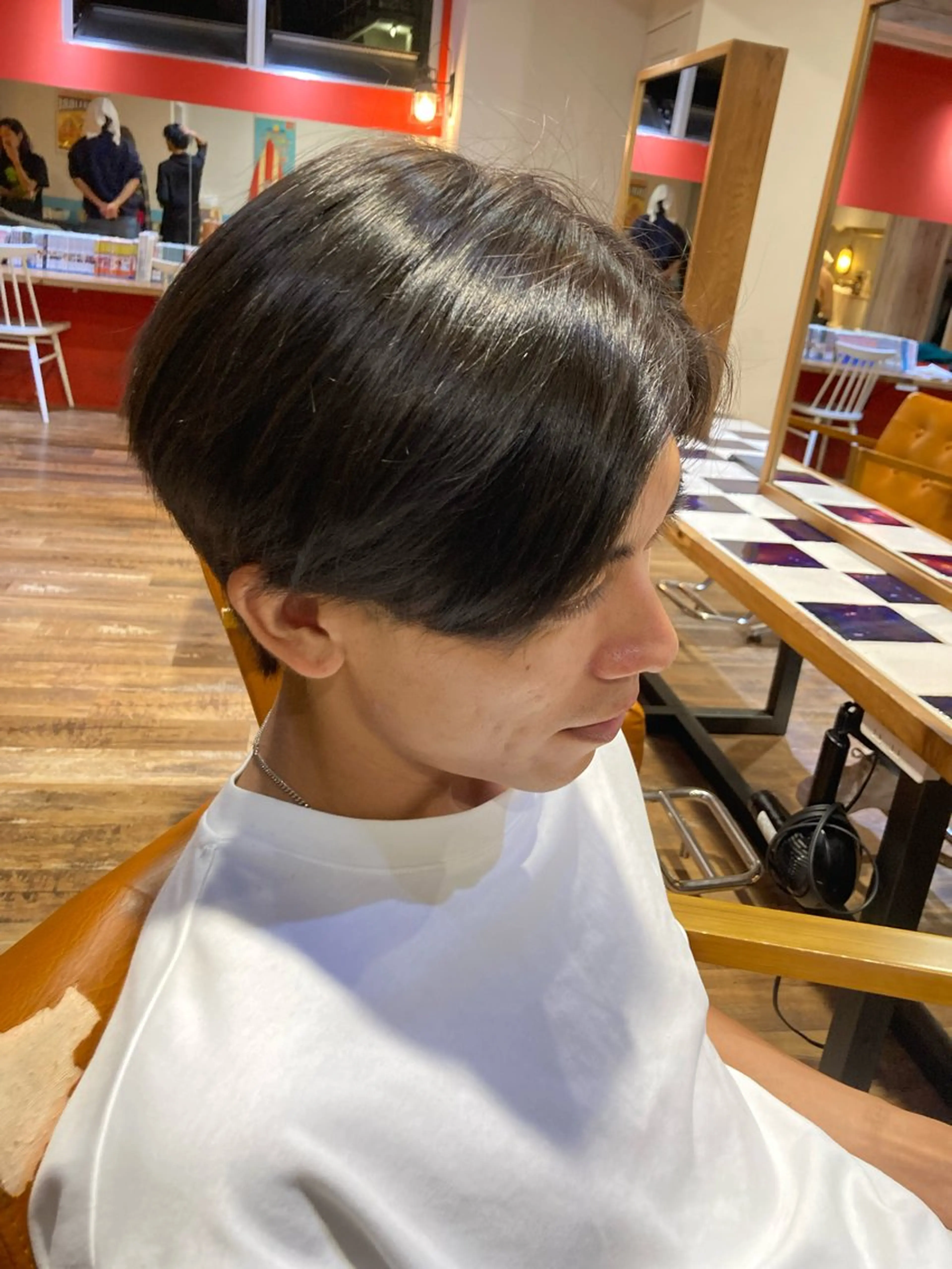 ショート メンズ カット 横浜美容室/暖色系 michika🌹のヘアスタイル