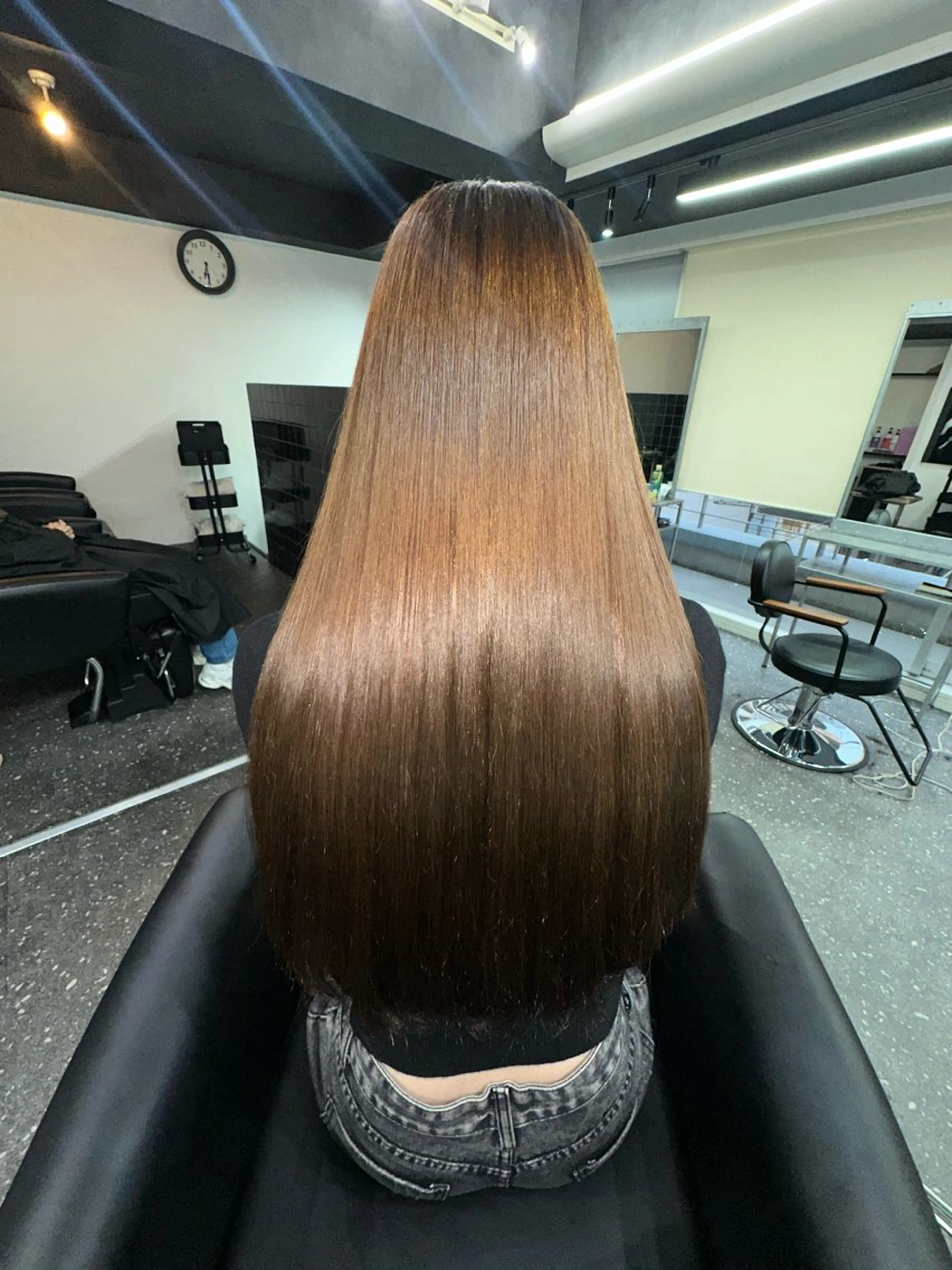 ロング パーマ カット 縮毛矯正 トリートメント 髪質改善⭐️縮毛矯正 中野⭐️Rinaのヘアスタイル