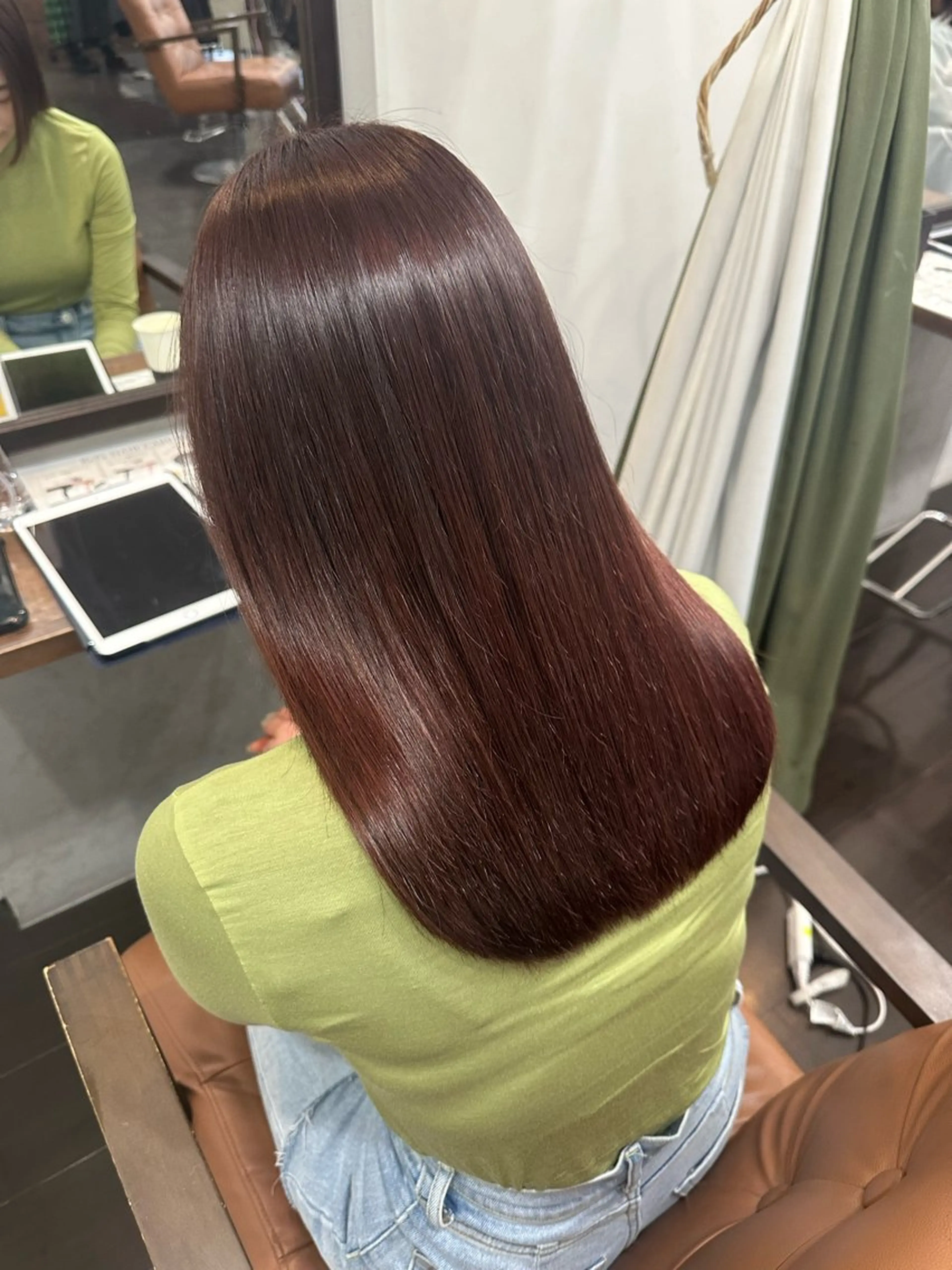 ロング カラー 名駅/艶カラー/原田 永遠のヘアスタイル