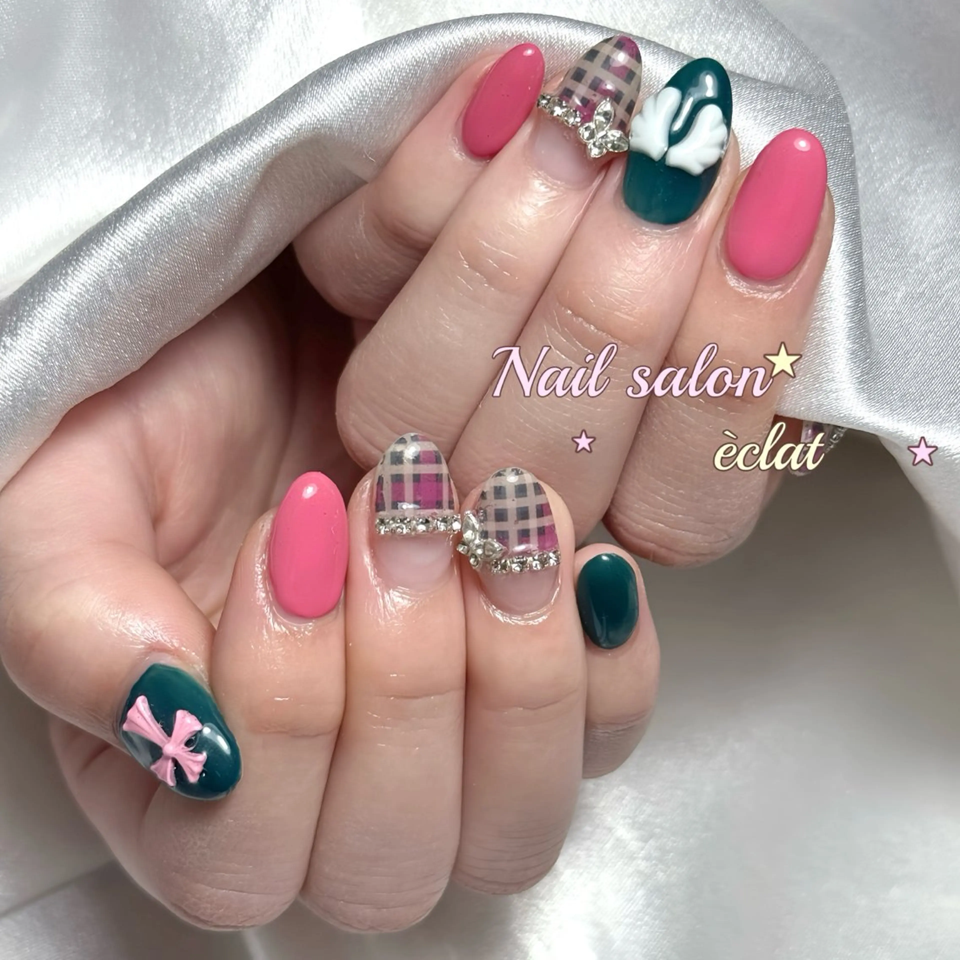 ネイル ハンドネイル éclat ⸝꙳.⋆ 栄|矢場町のネイルデザイン