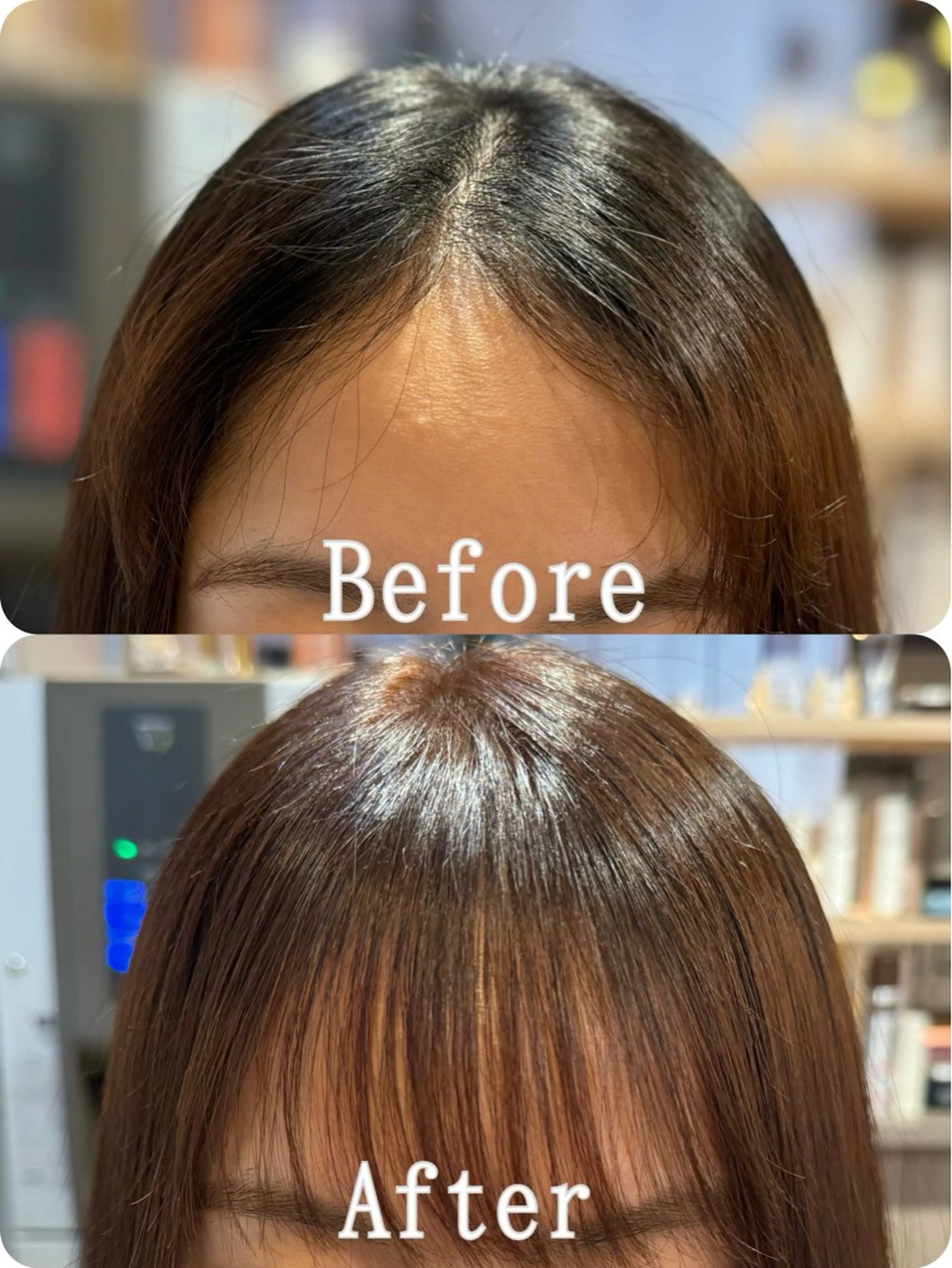 💖キレイな前髪が叶う💖前髪の割れ・浮癖を直す 【前髪クロスパーマ+全体カット】の写真