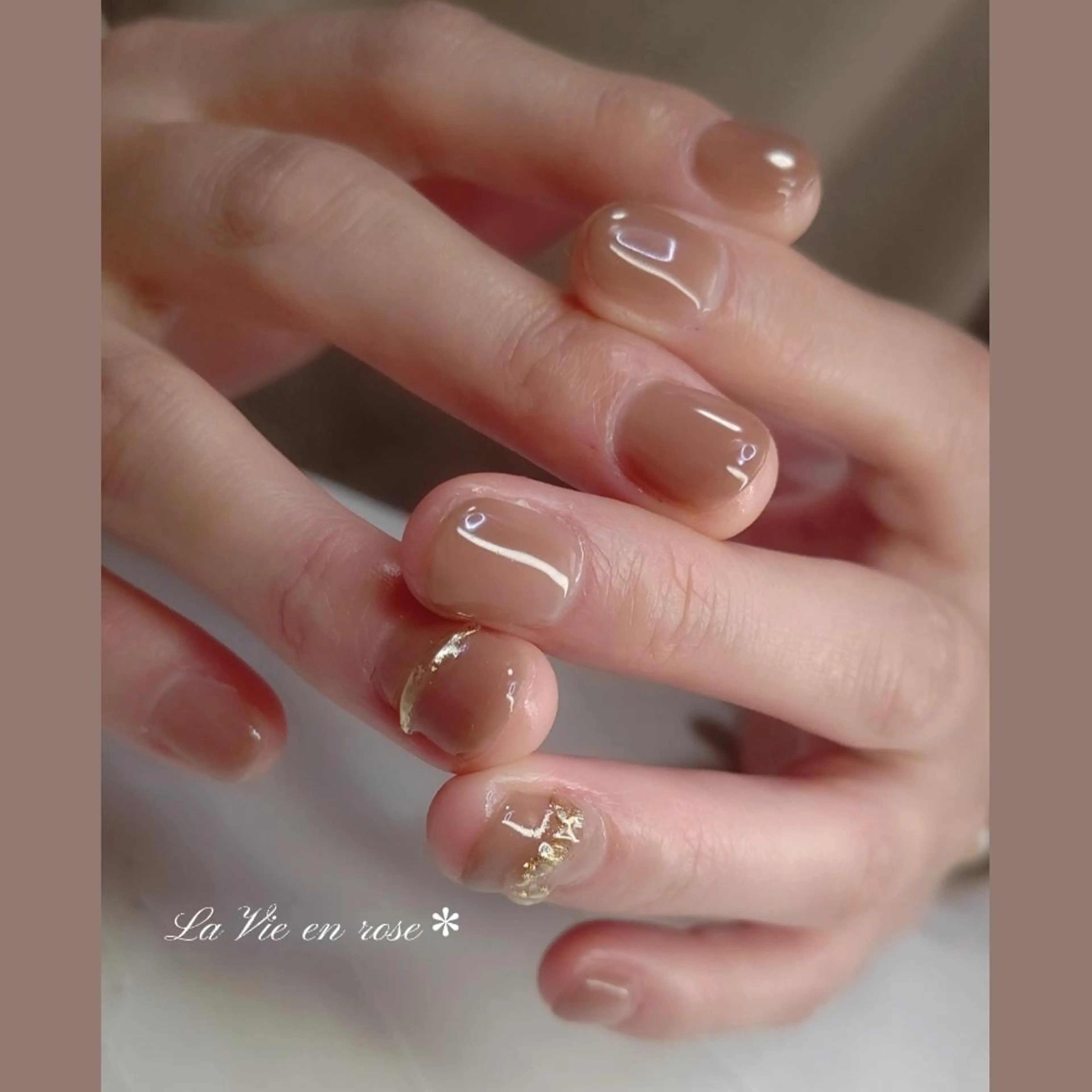 ネイル ラヴィアン ローズのネイルデザイン