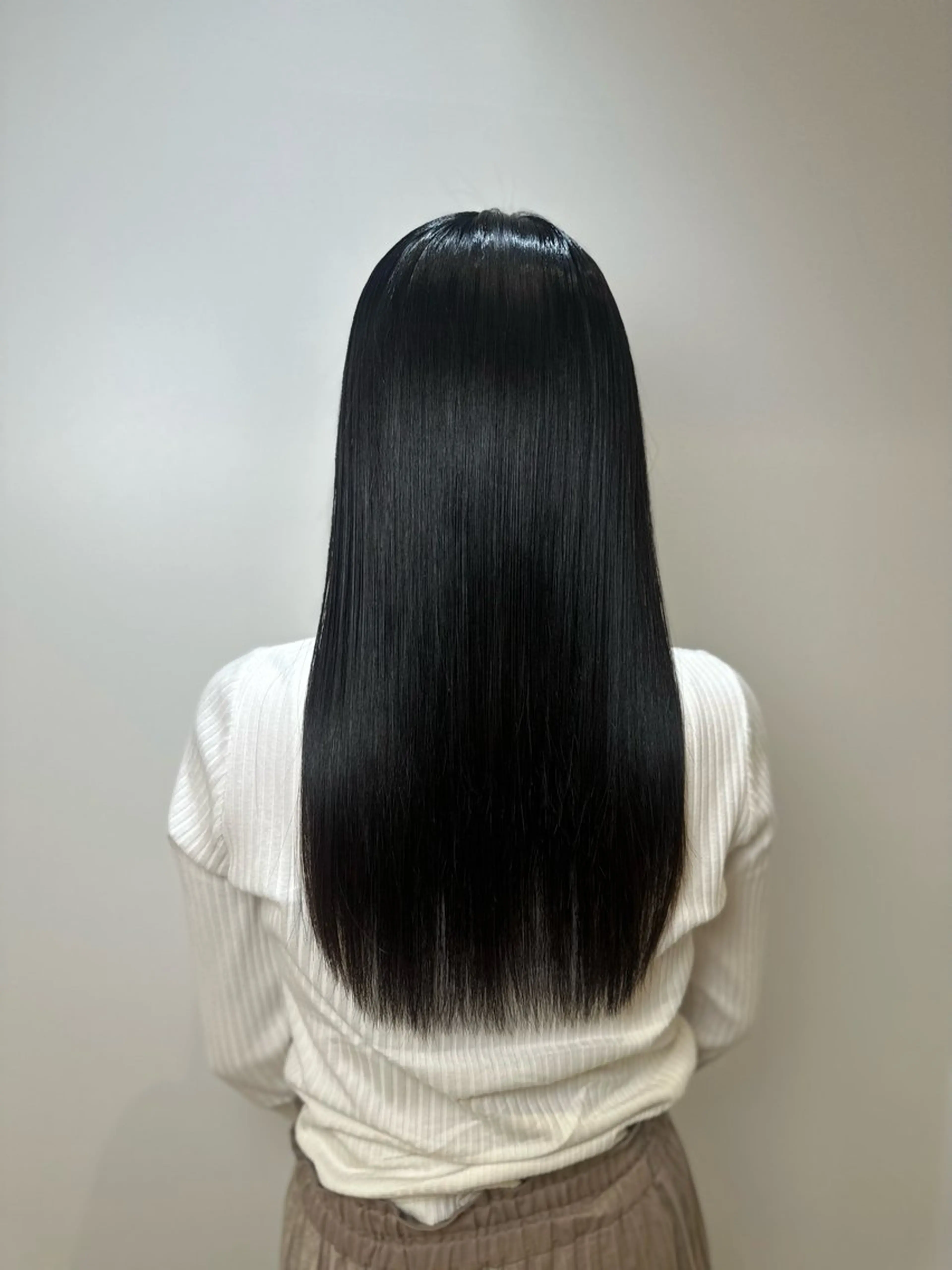 ロング パーマ カット 縮毛矯正 髪質改善/縮毛矯正 /レイヤー岡部のヘアスタイル