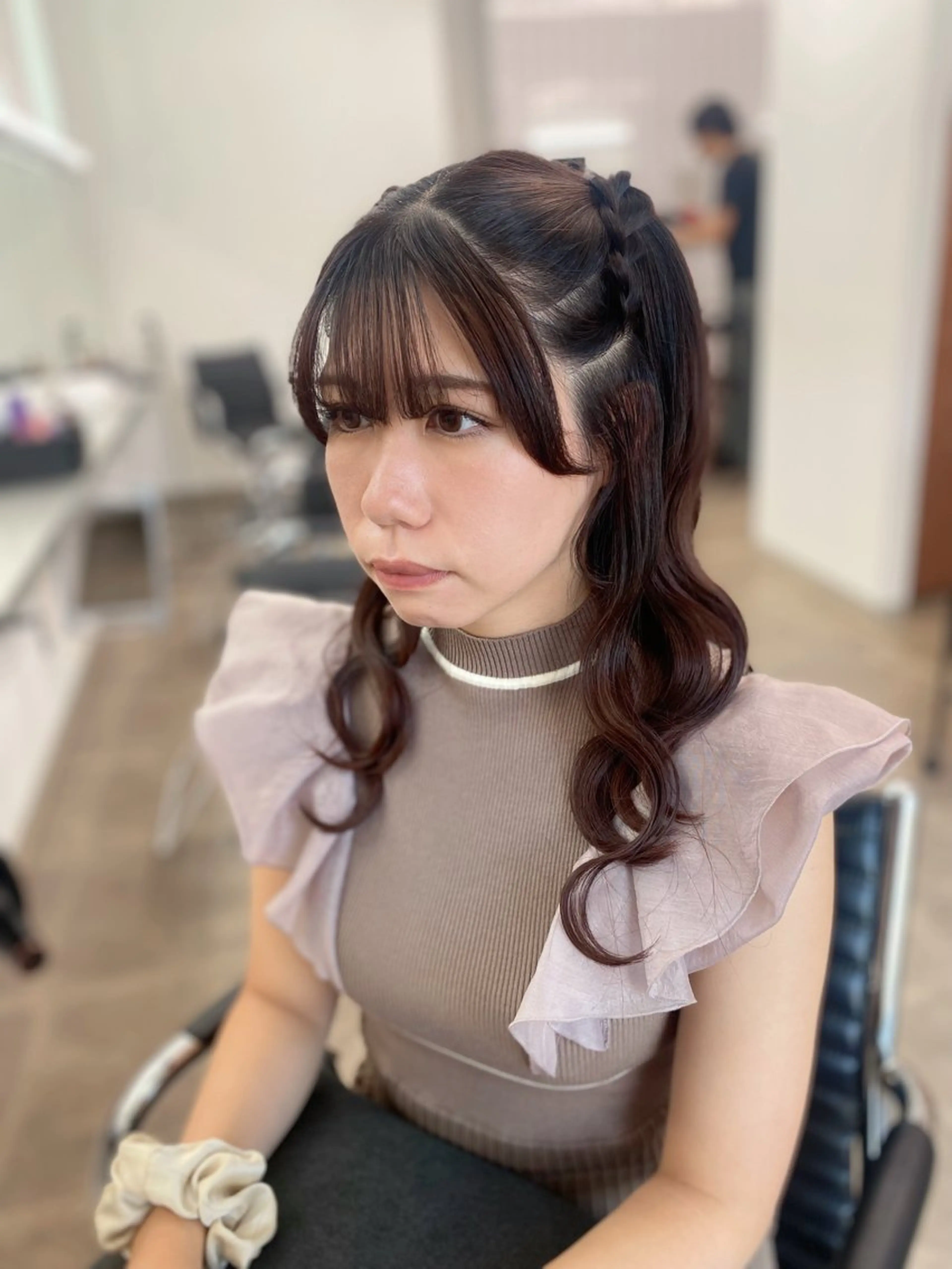 ロング ヘアアレンジ ヘアセット ENV船橋 櫻井ちののヘアスタイル