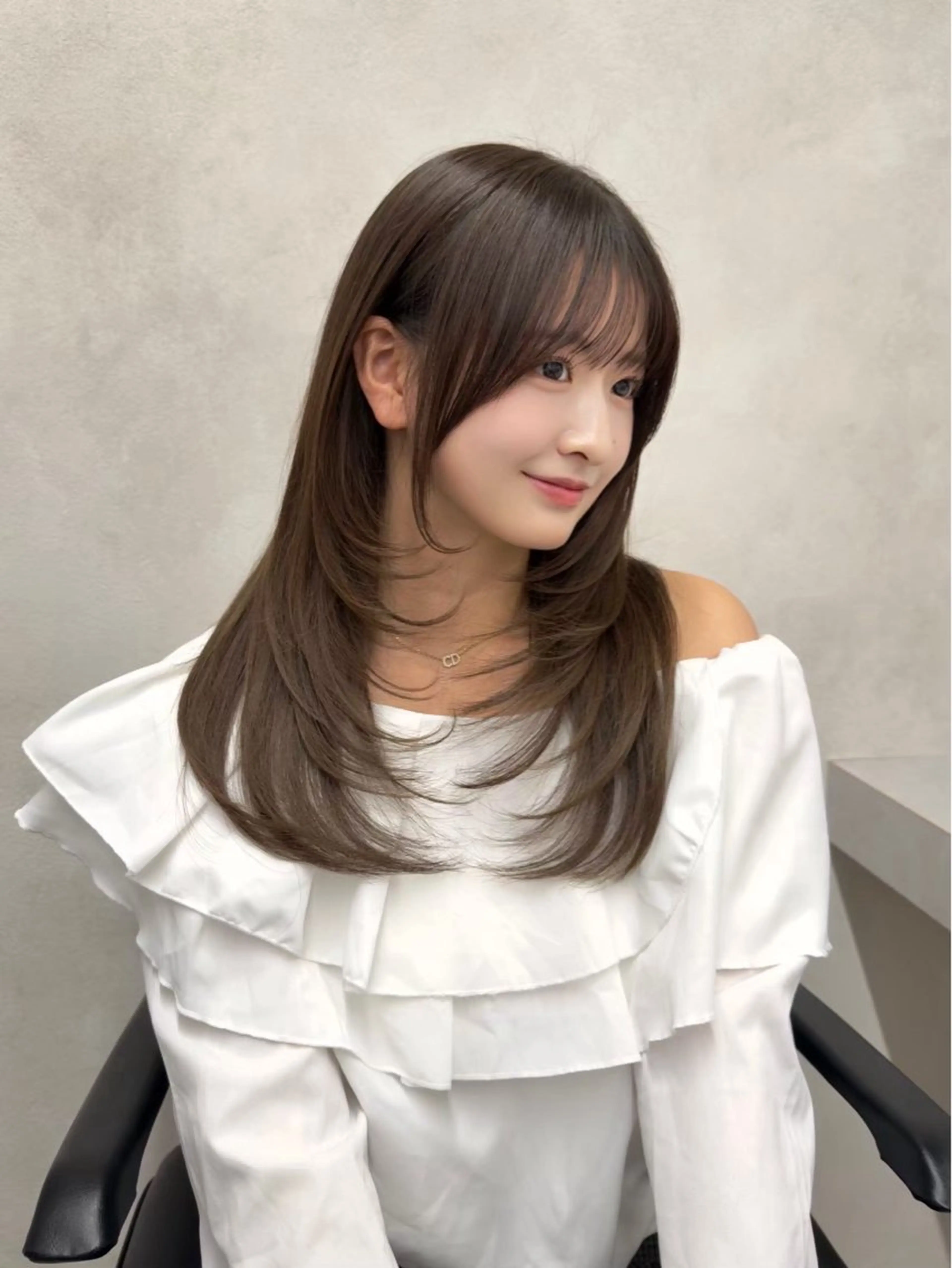ロング 田渊 日菜のヘアスタイル