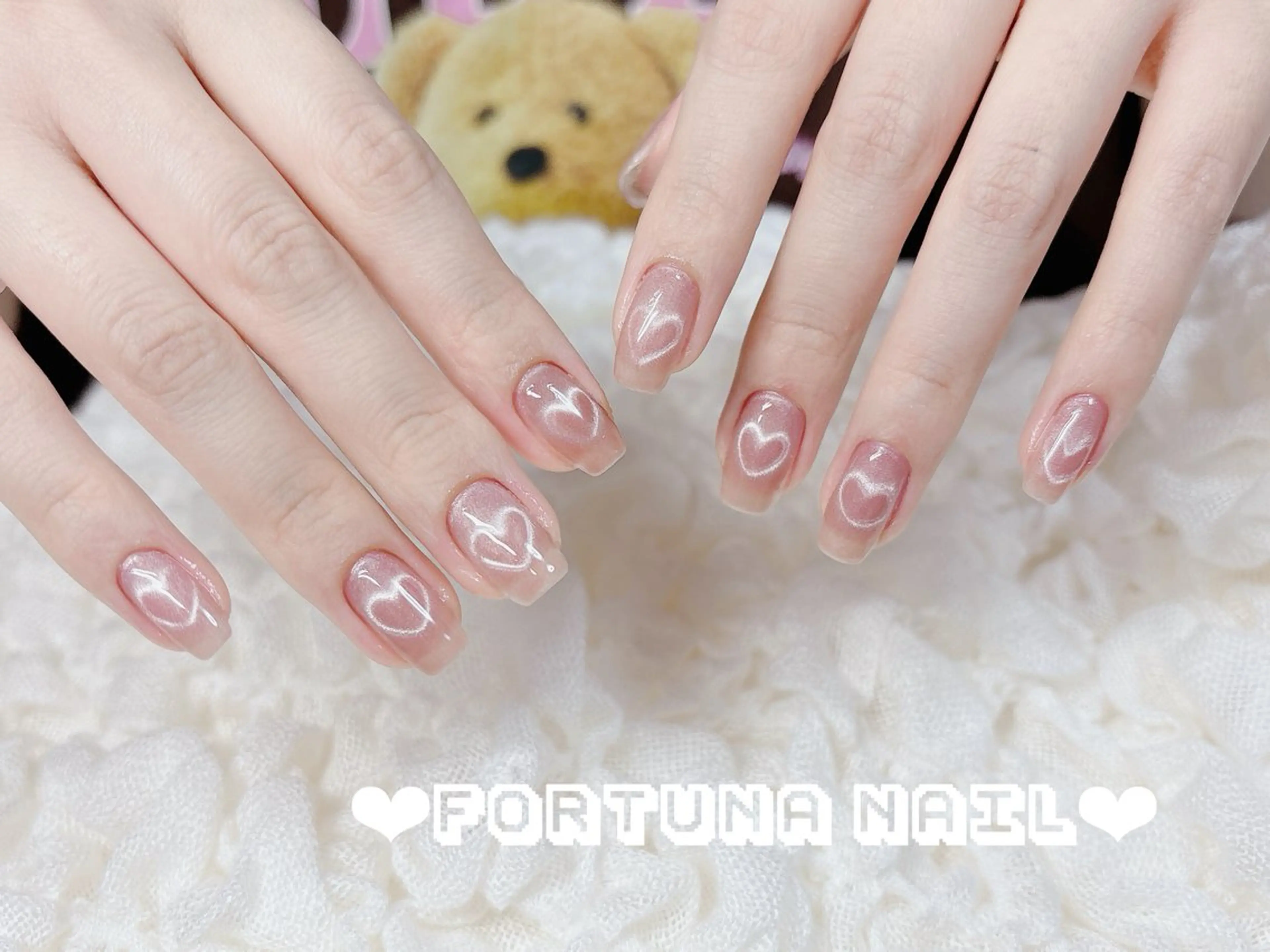 ネイル ハート ハンドネイル ハンドケア Nail •Head スパFortunaのネイルデザイン