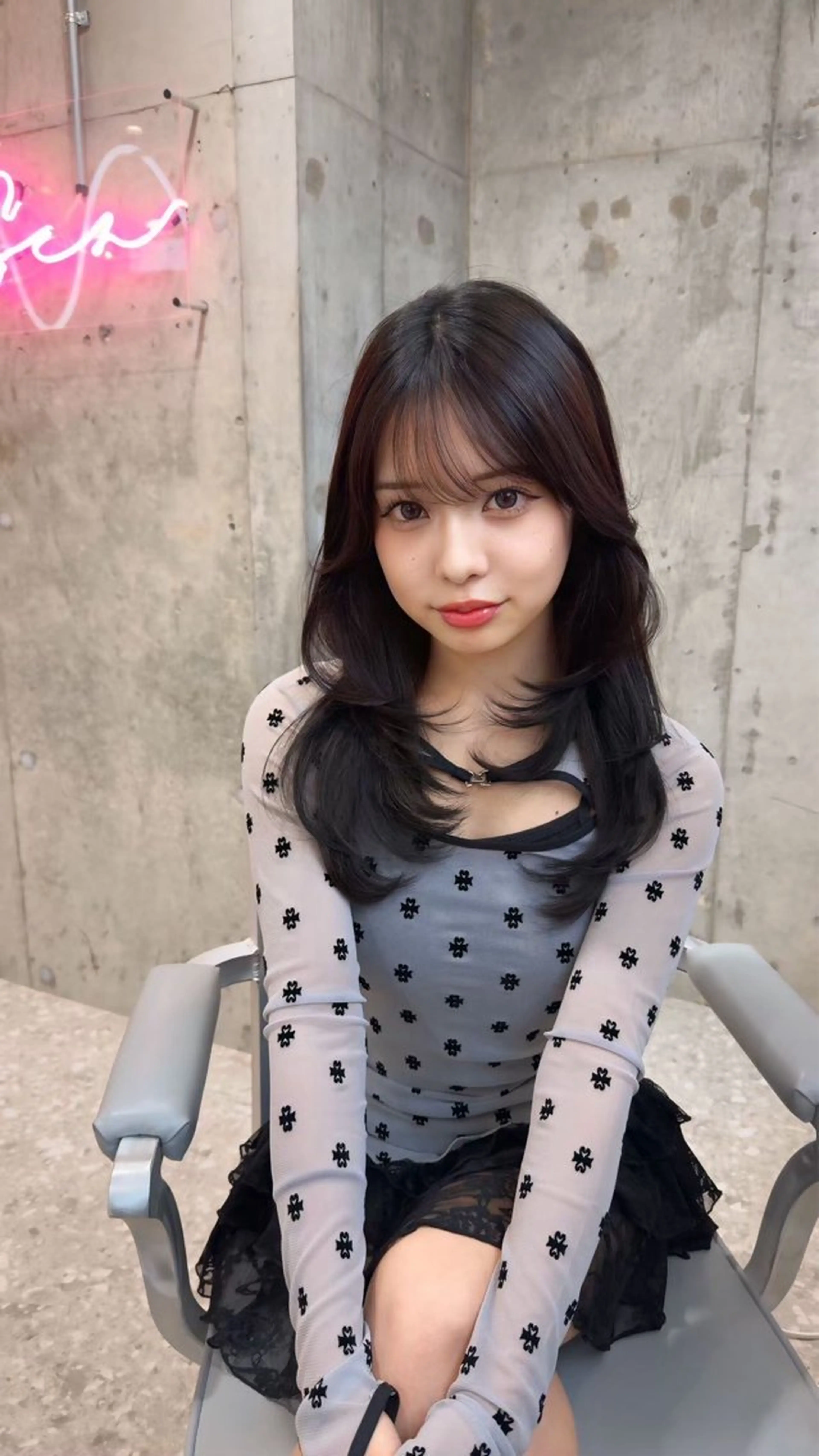 セミロング カラー カット ヘアカラー トリートメント 新宿/髪質改善/ボブ 韓国レイヤー大重聖斗のヘアスタイル