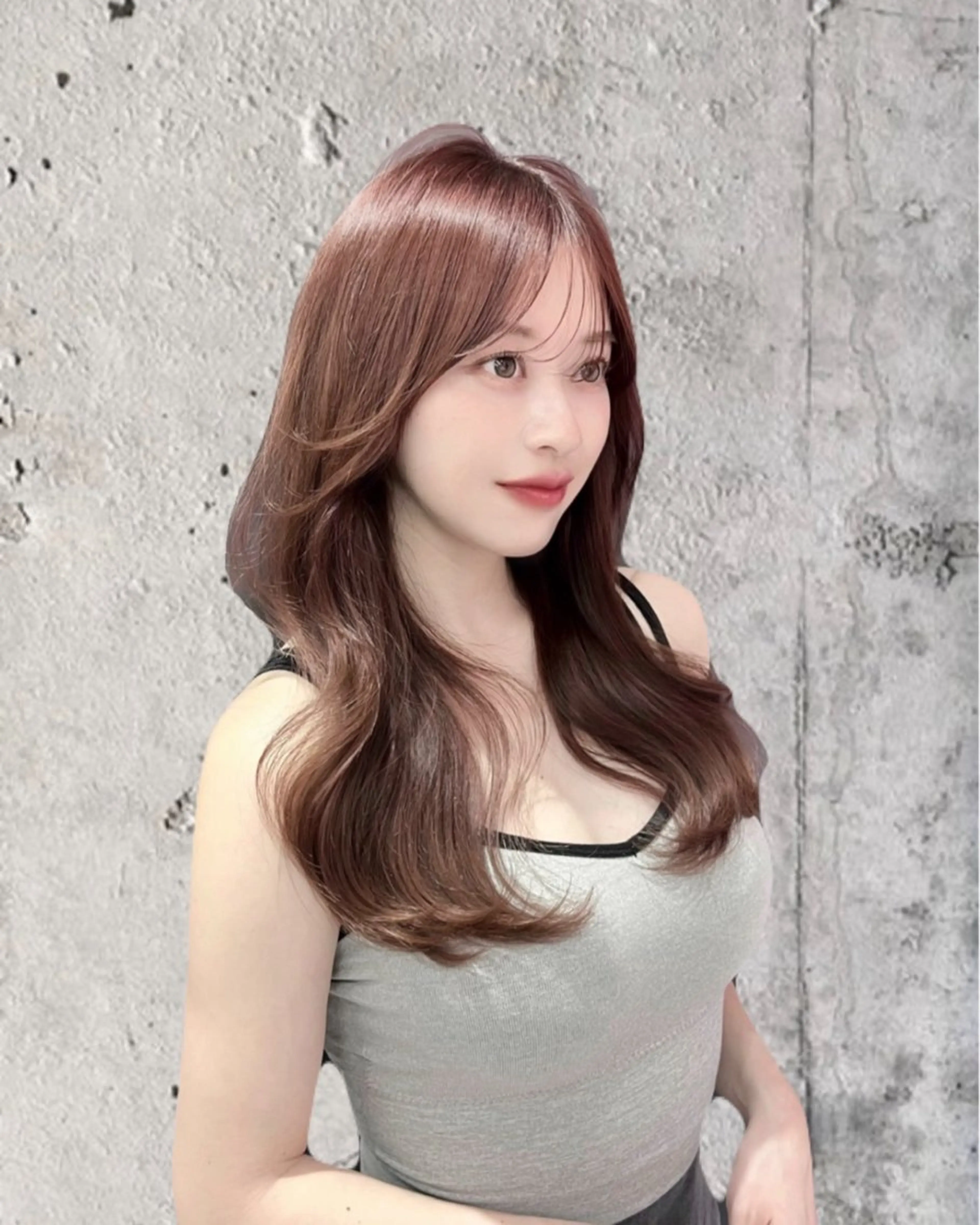 韓国ヘアカット➕カラーの写真