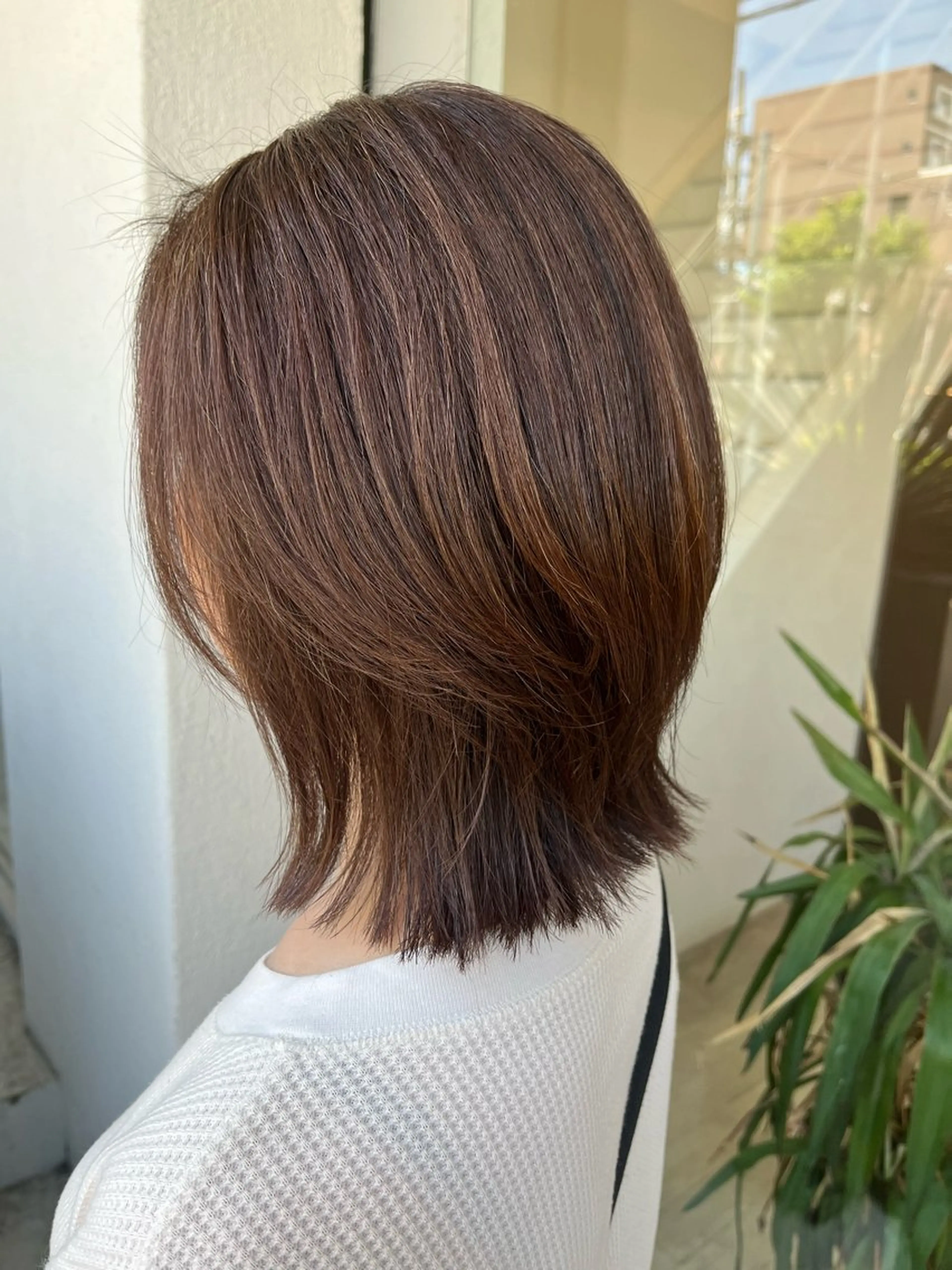 ミディアム レイヤーカット Emma ecole所属・Emma ecole /栄/RIOのヘアスタイル