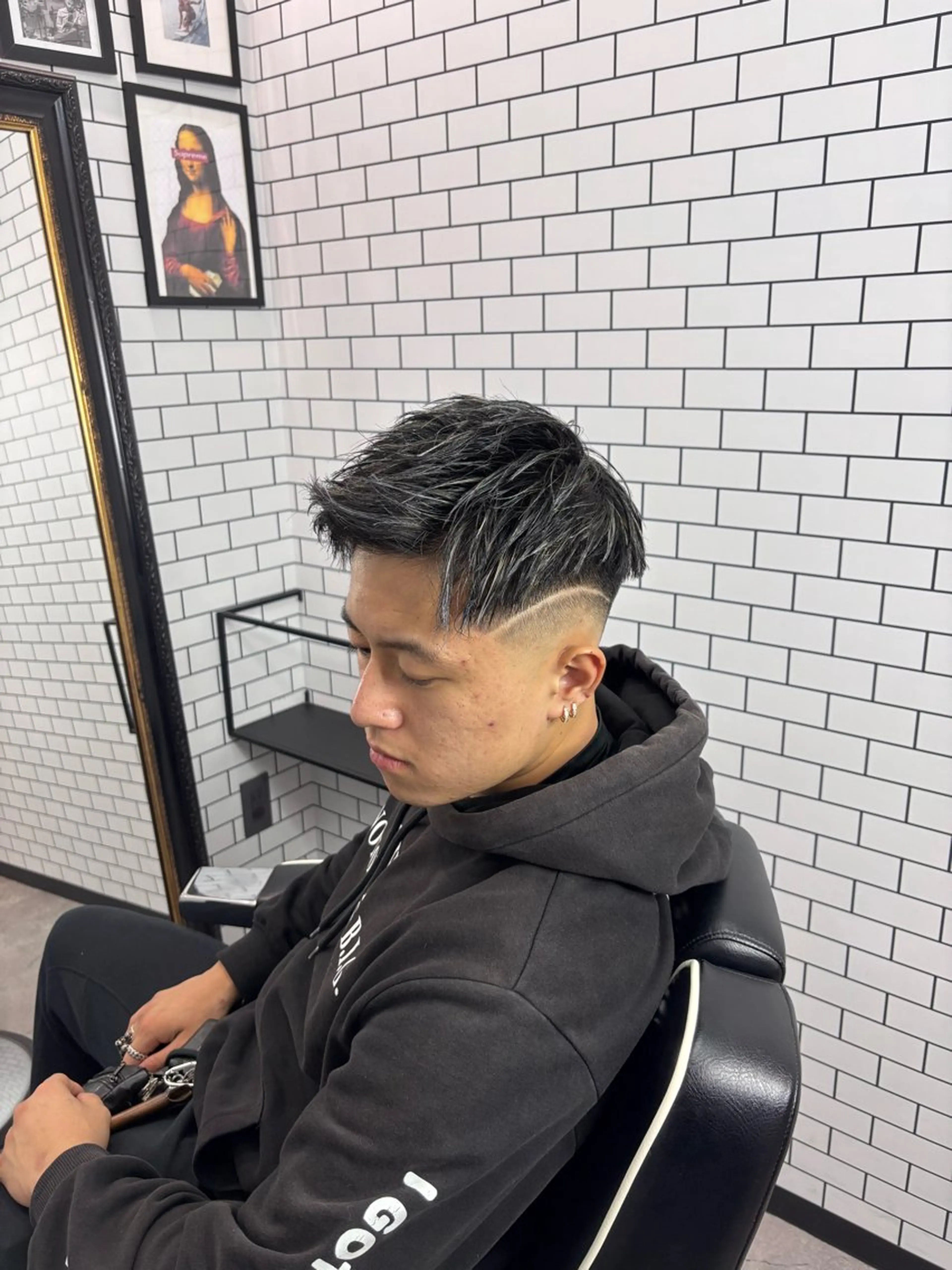 カット+ブリーチメッシュの写真