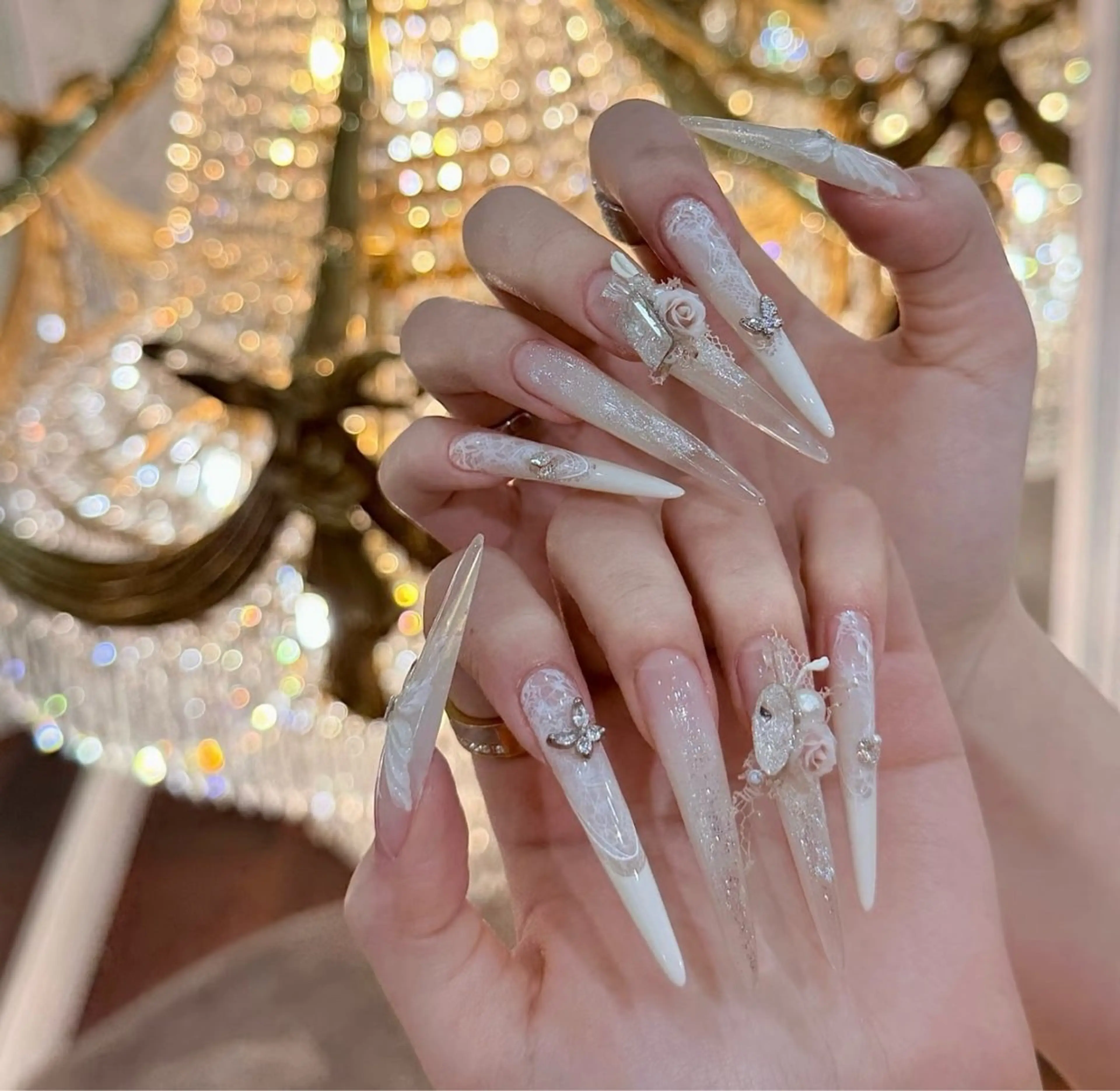 ネイル ハンドネイル 長さだし専門店 M2　rikaのネイルデザイン