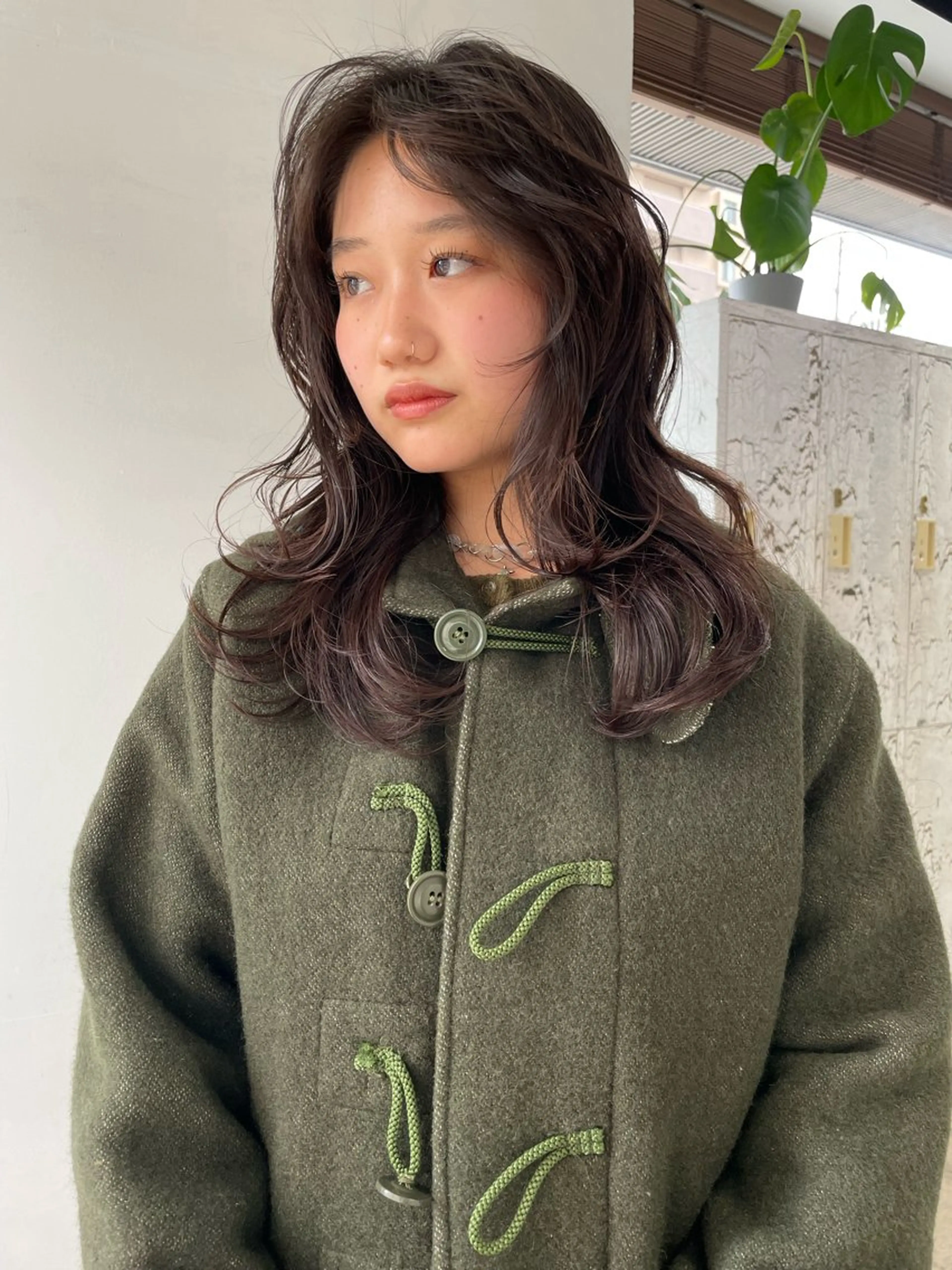 ミディアム カット 熊崎 葵のヘアスタイル