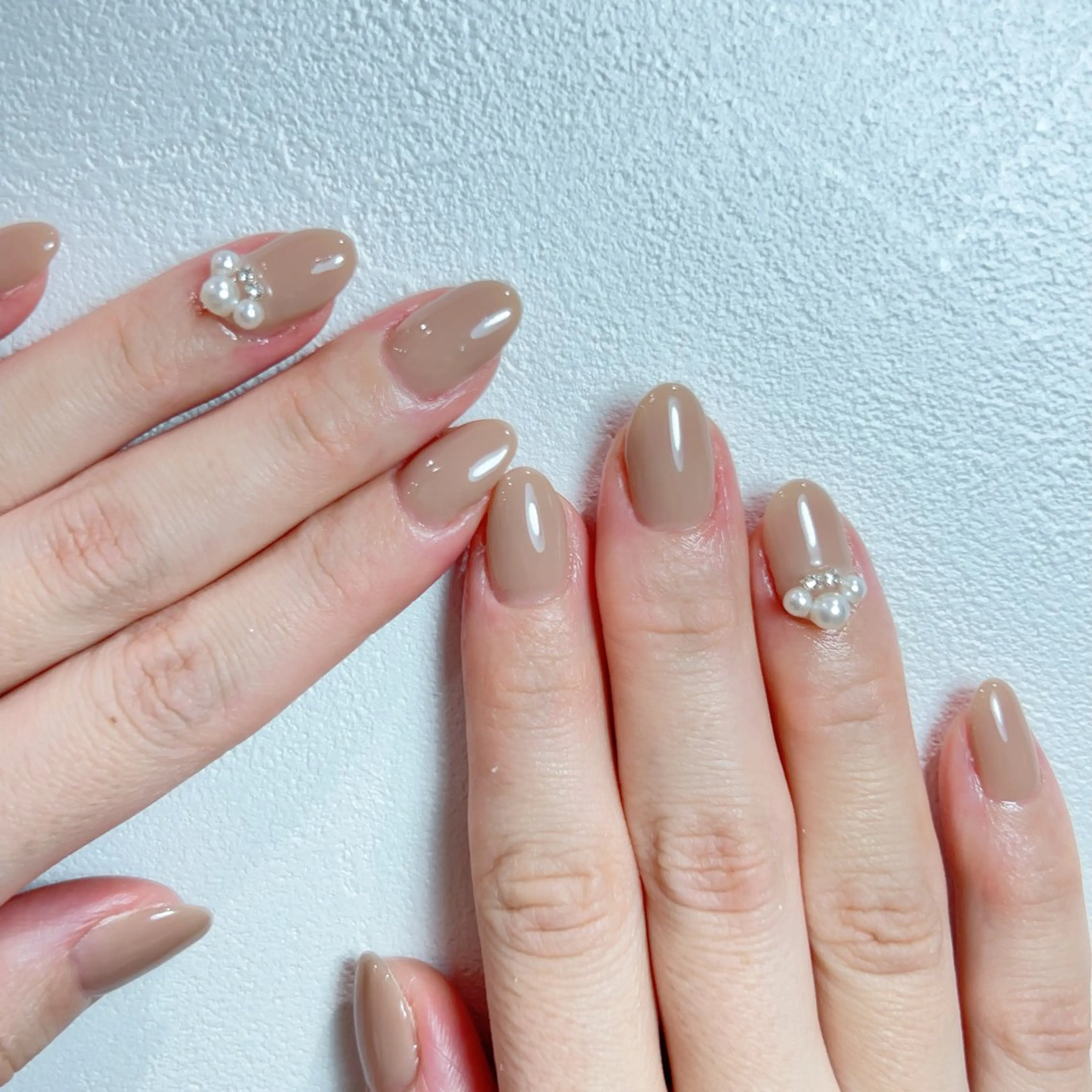 ネイル アートネイル フラッシュネイル フレンチネイル ジェルネイル ガラスフレンチ ハンドネイル You&Me Yukiのネイルデザイン