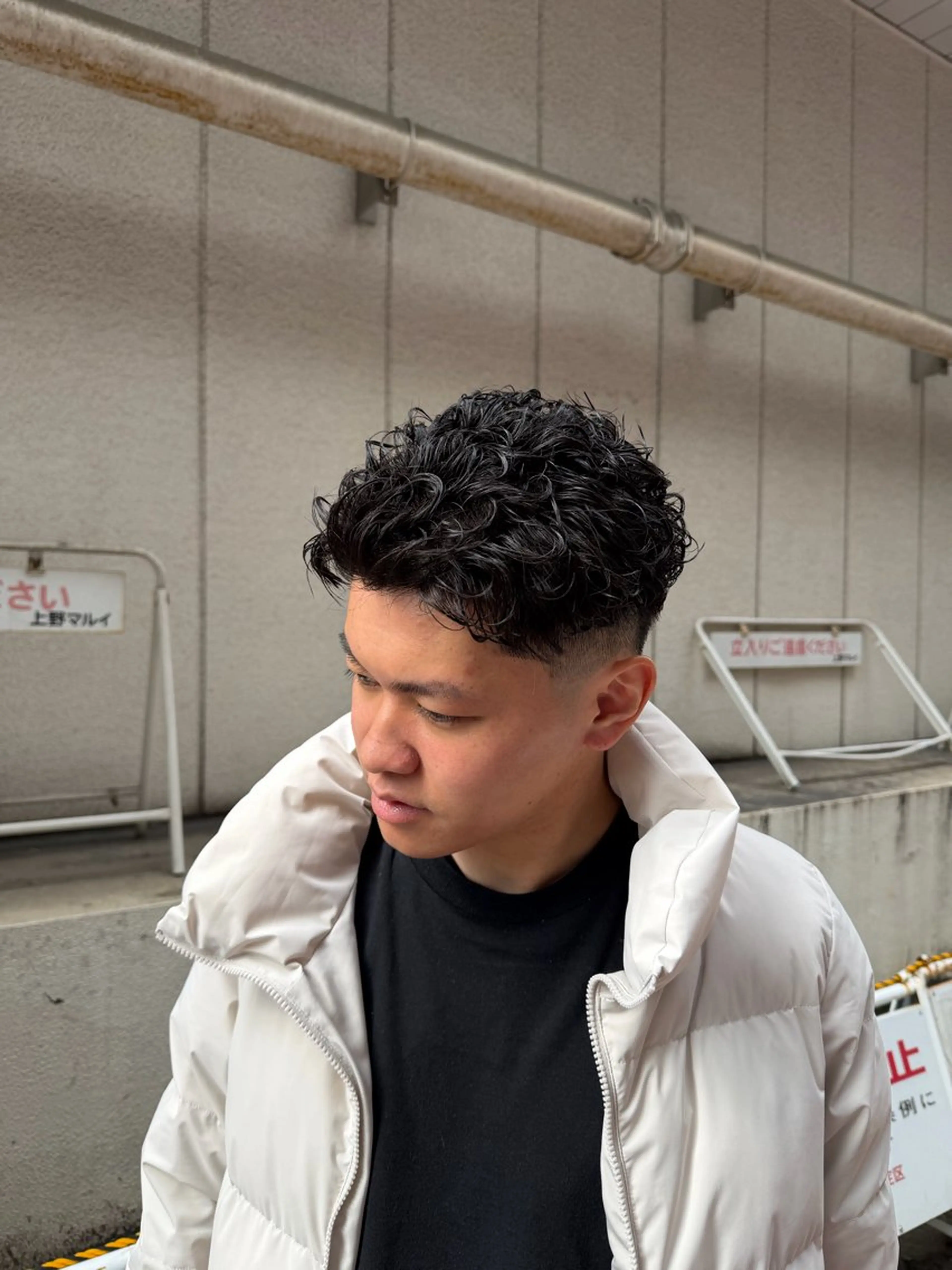 ショート パーマ メンズ メンズパーマ カット パーマ メンズ特化/フェード /パーマ/かいりのヘアスタイル