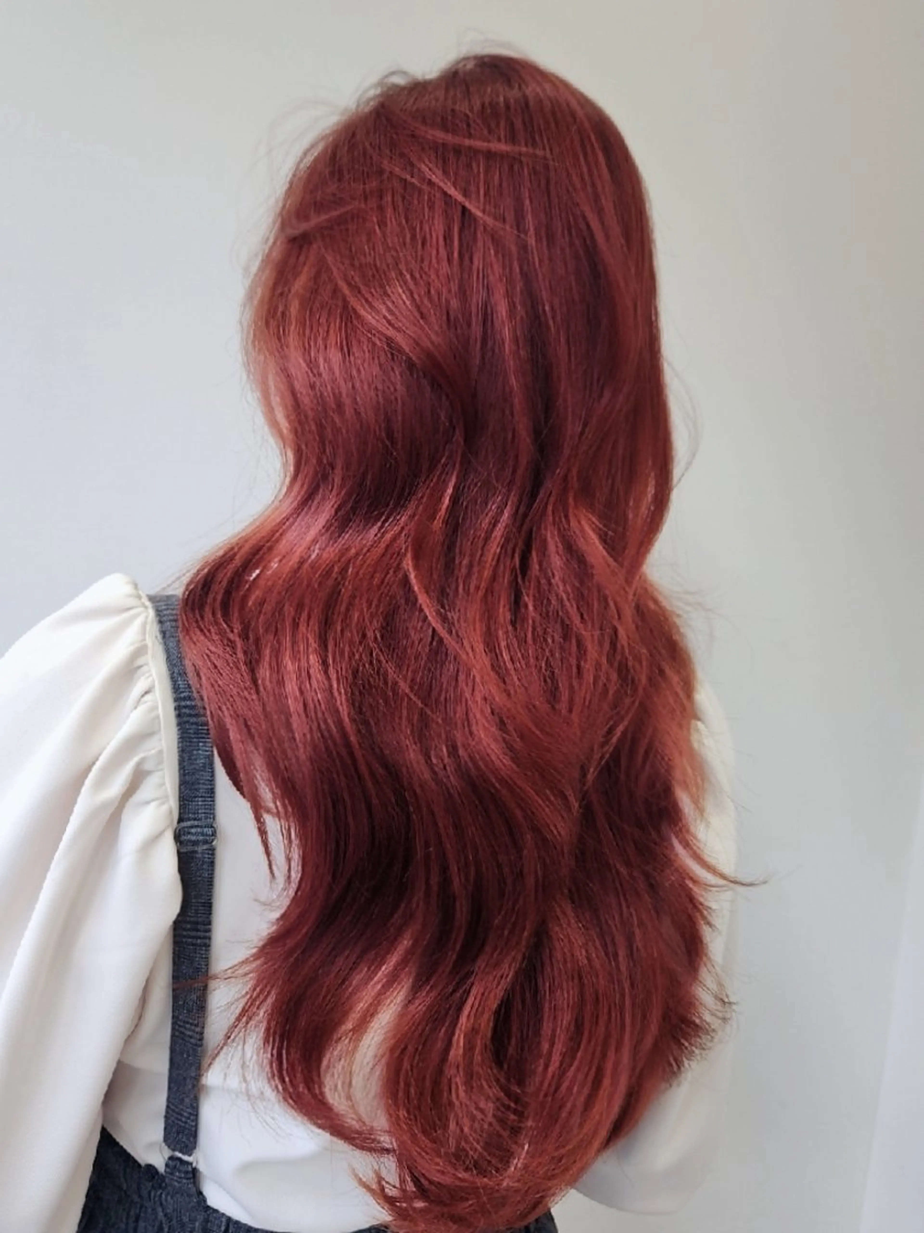 ロング カラー ブリーチ ブリーチなしカラー ヘアカラー トリートメント Nanako。/韓国 ハッシュカットのヘアスタイル