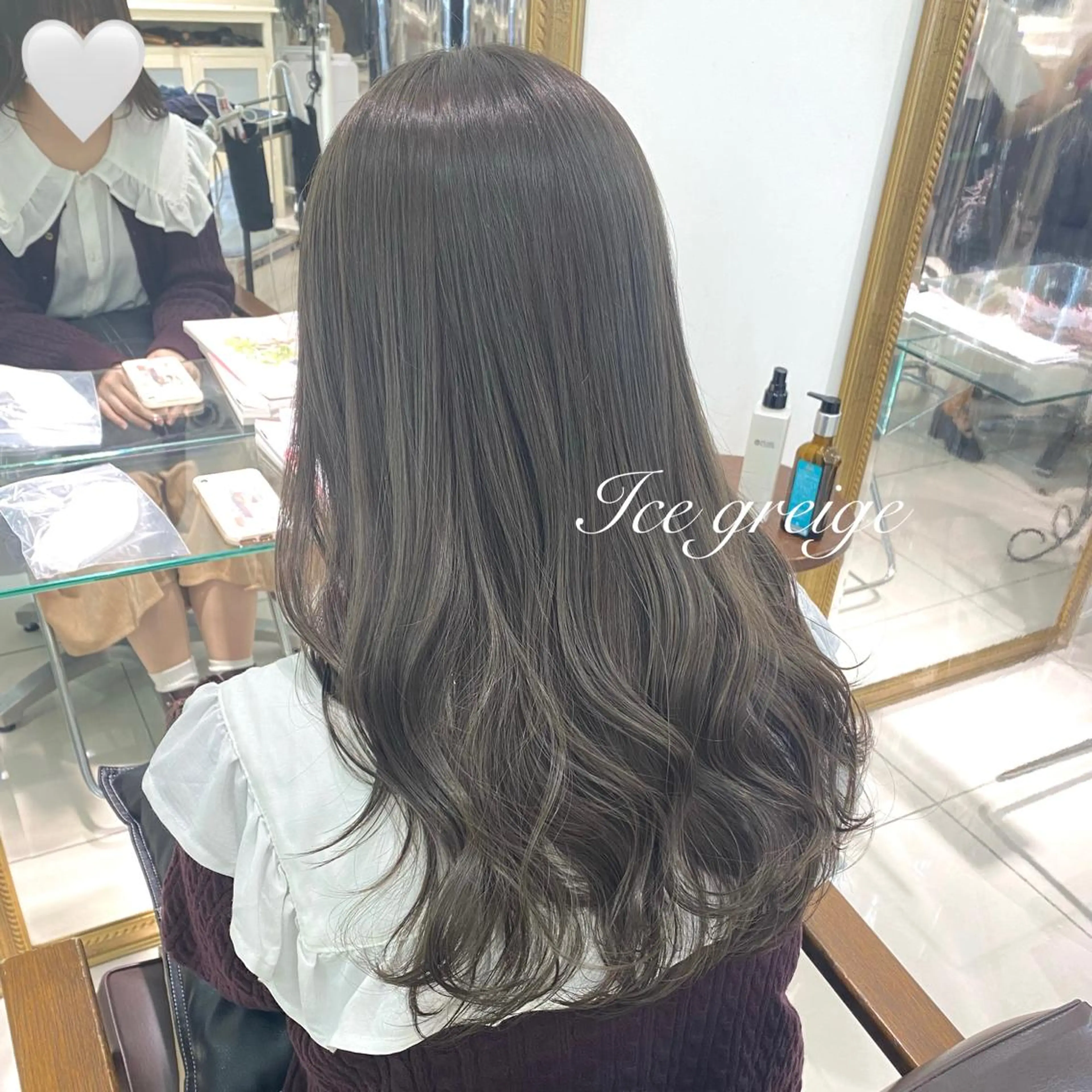 ロング カラー ヘアアレンジ 透明感カラー 古山 結季🌙🖤のヘアスタイル