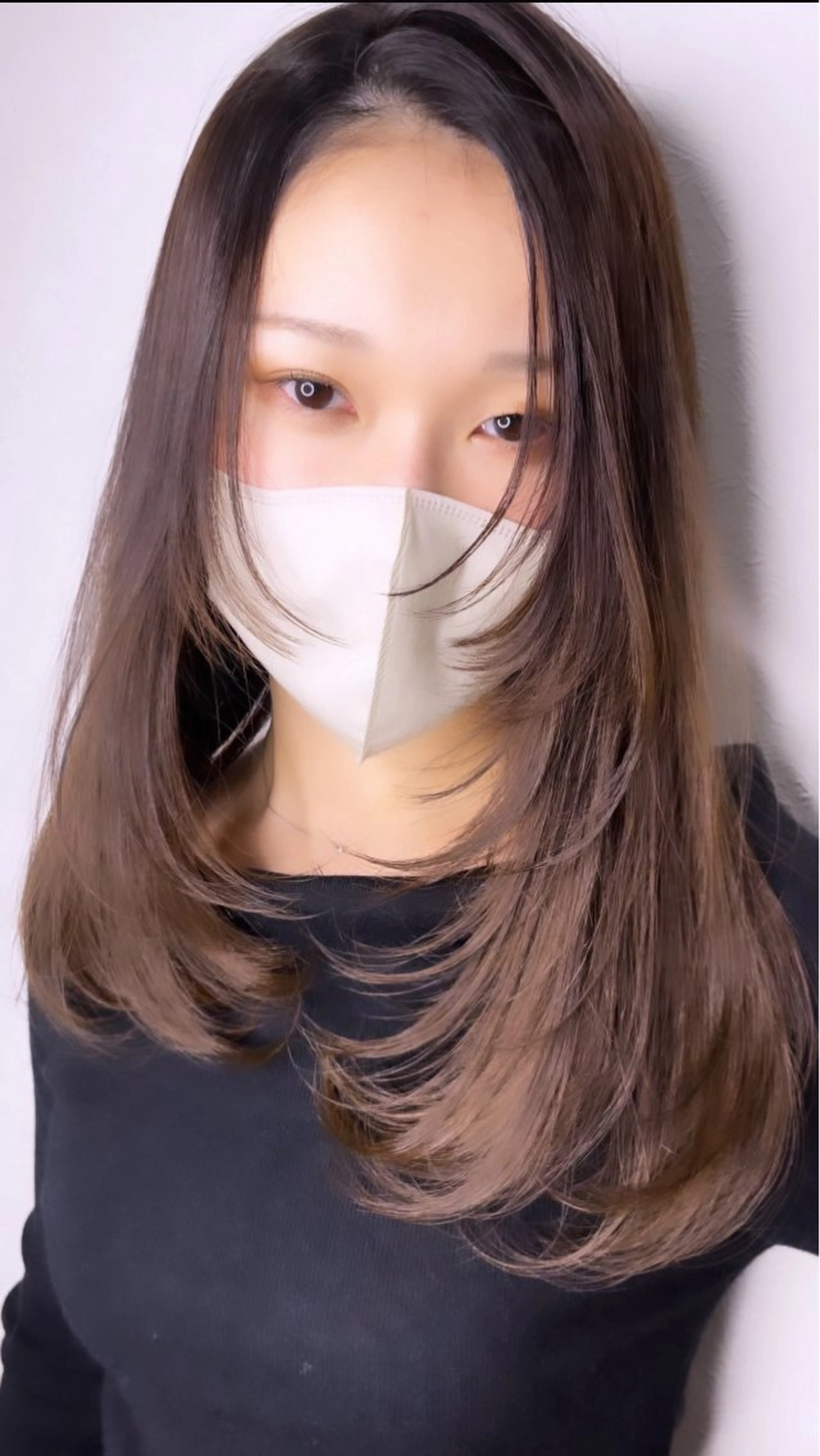 ロング カット ヘアカラー トリートメント 剣持友希/ifh iizuka/高崎のヘアスタイル