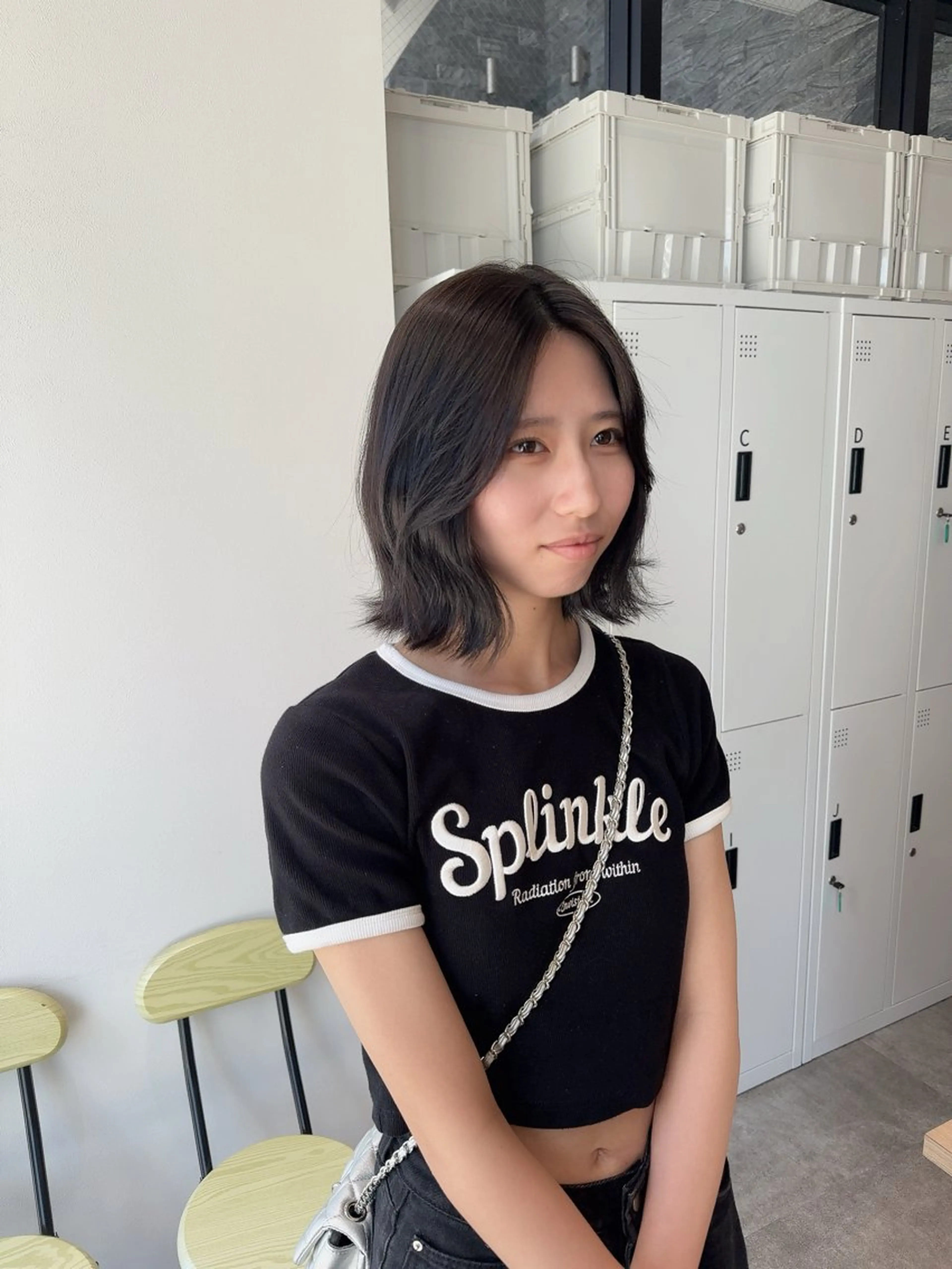 ショート カラー 透明感カラー グレージュ ヘアカラー オスズ 🎀´-のヘアスタイル