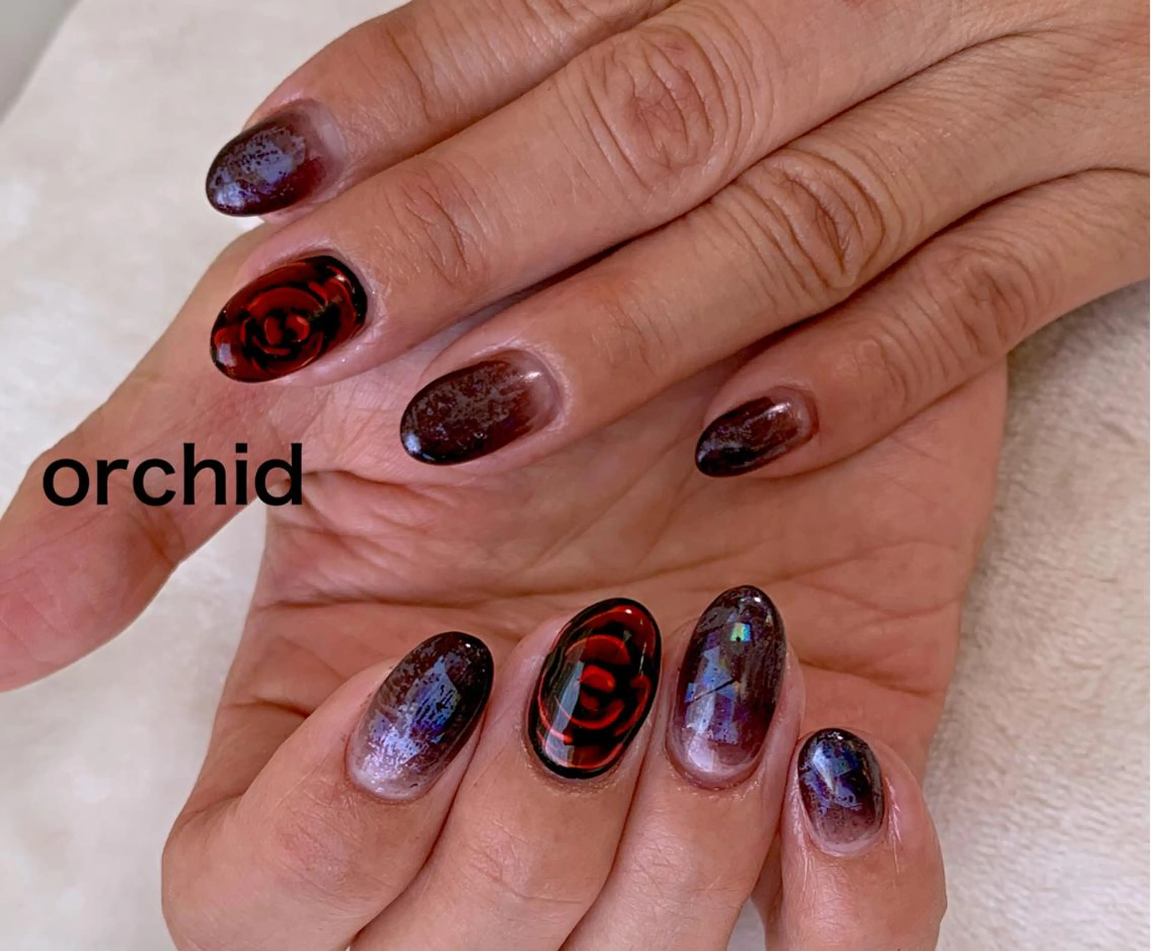 ネイル orchid ♡オーキッドのネイルデザイン