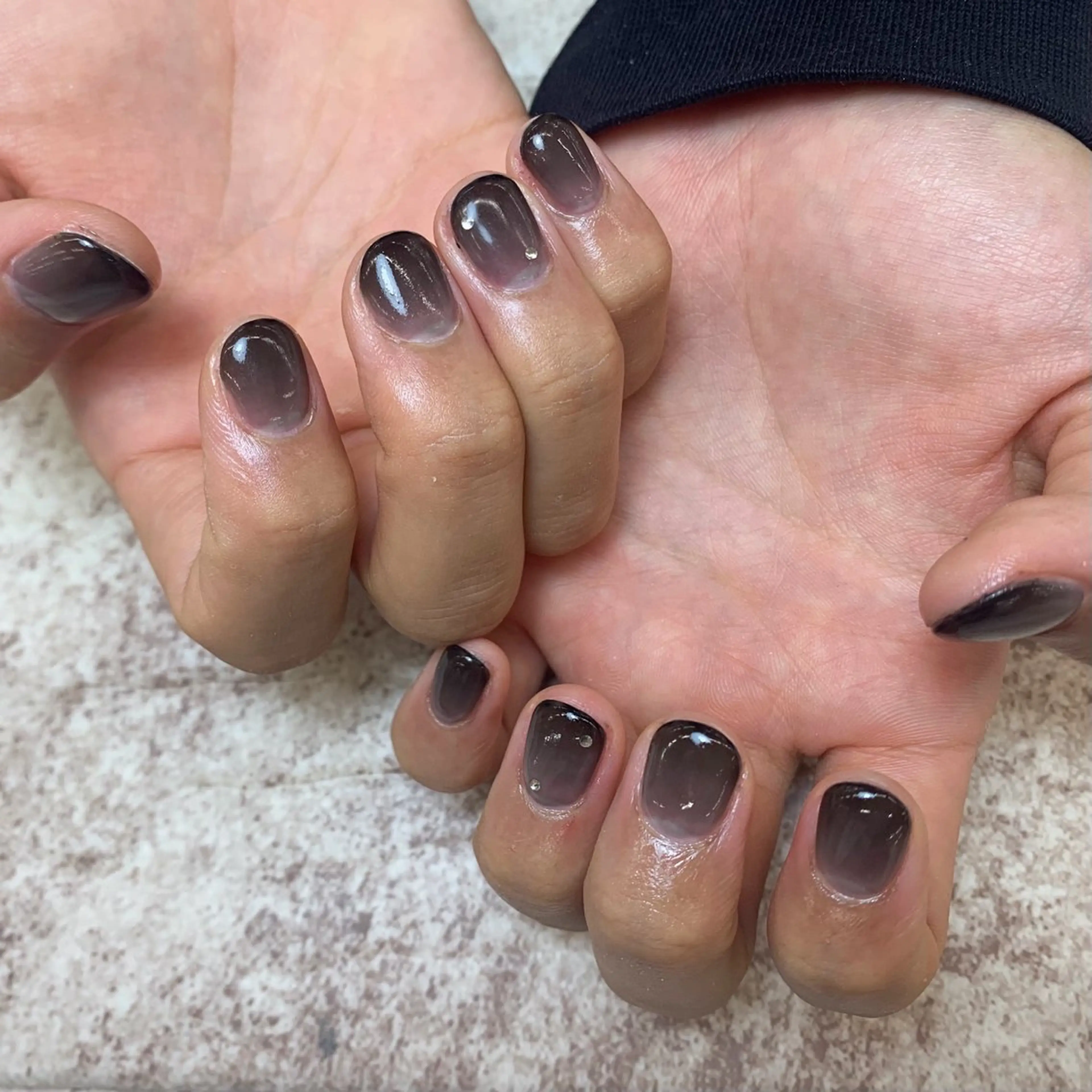 メンズ ネイル ハンドネイル ⭐︎休業中の練習⭐︎ JNA認定講師髙橋のネイルデザイン