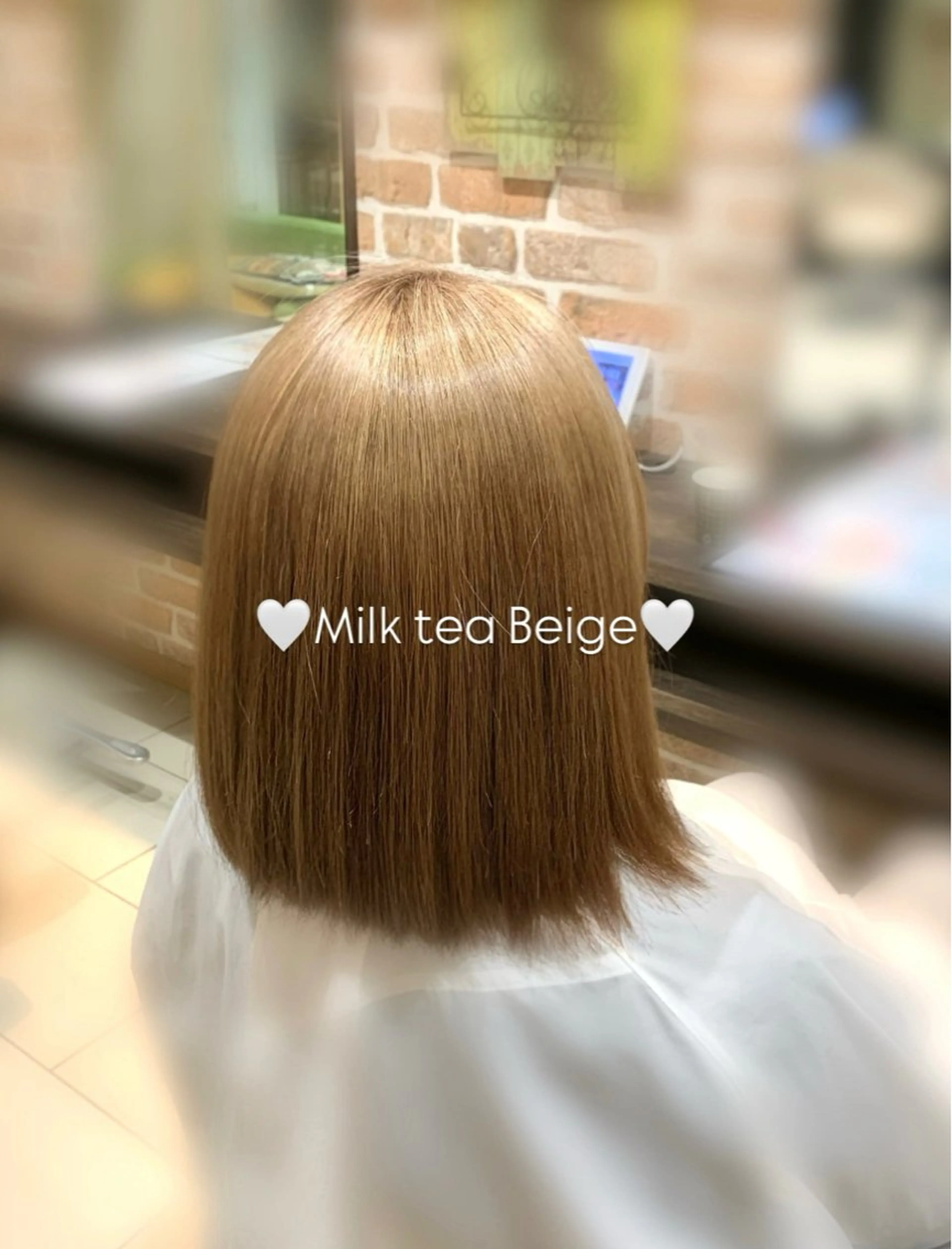 ミディアム カラー ヘアカラー トリートメント EARTH小山店 /YUNAのヘアスタイル