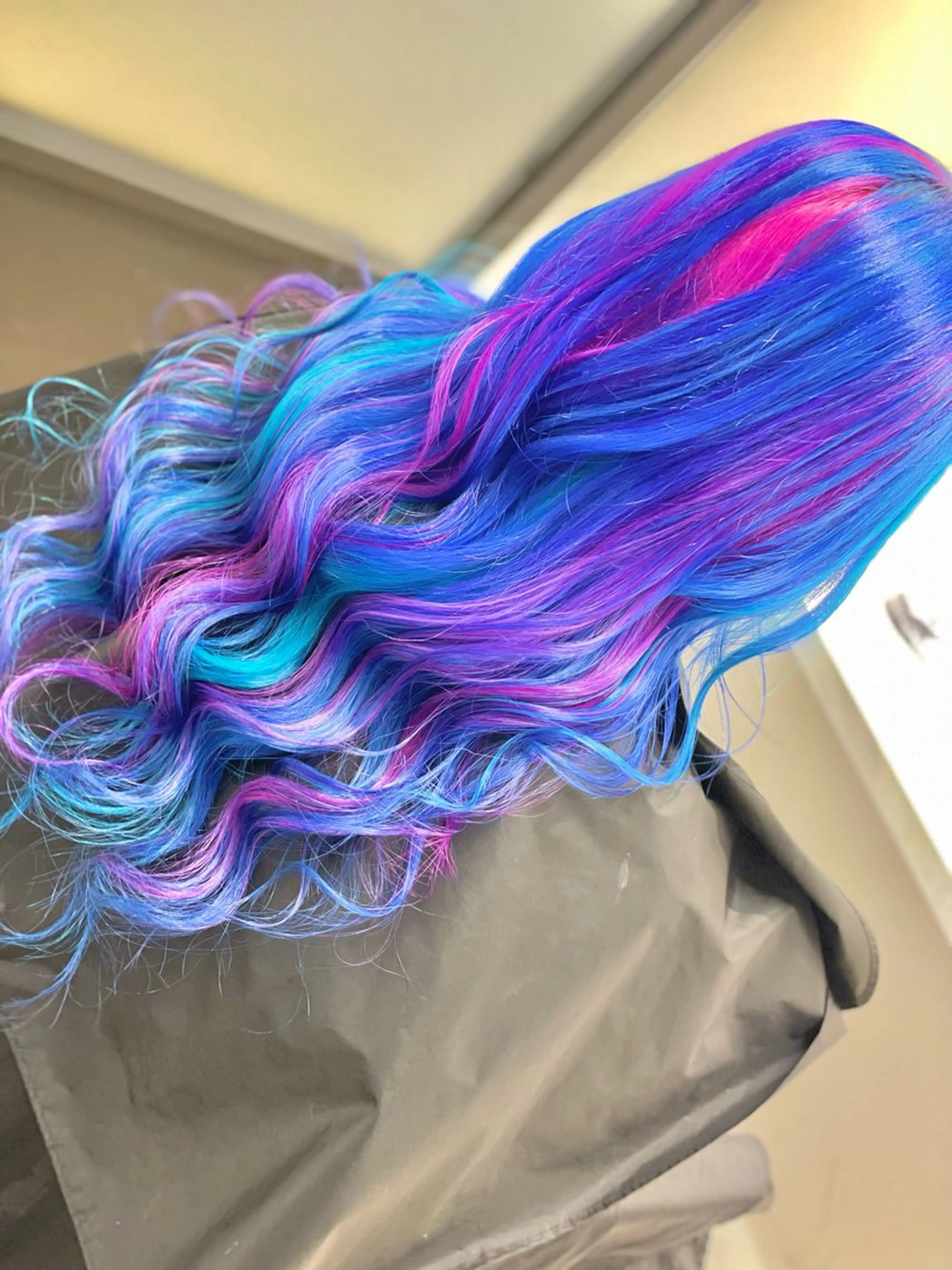 ロング カラー ヘアアレンジ ブリーチ ケアブリーチ ダブルカラー ヘアカラー トリートメント 髪質改善×ハイトーン 中田啄也のヘアスタイル