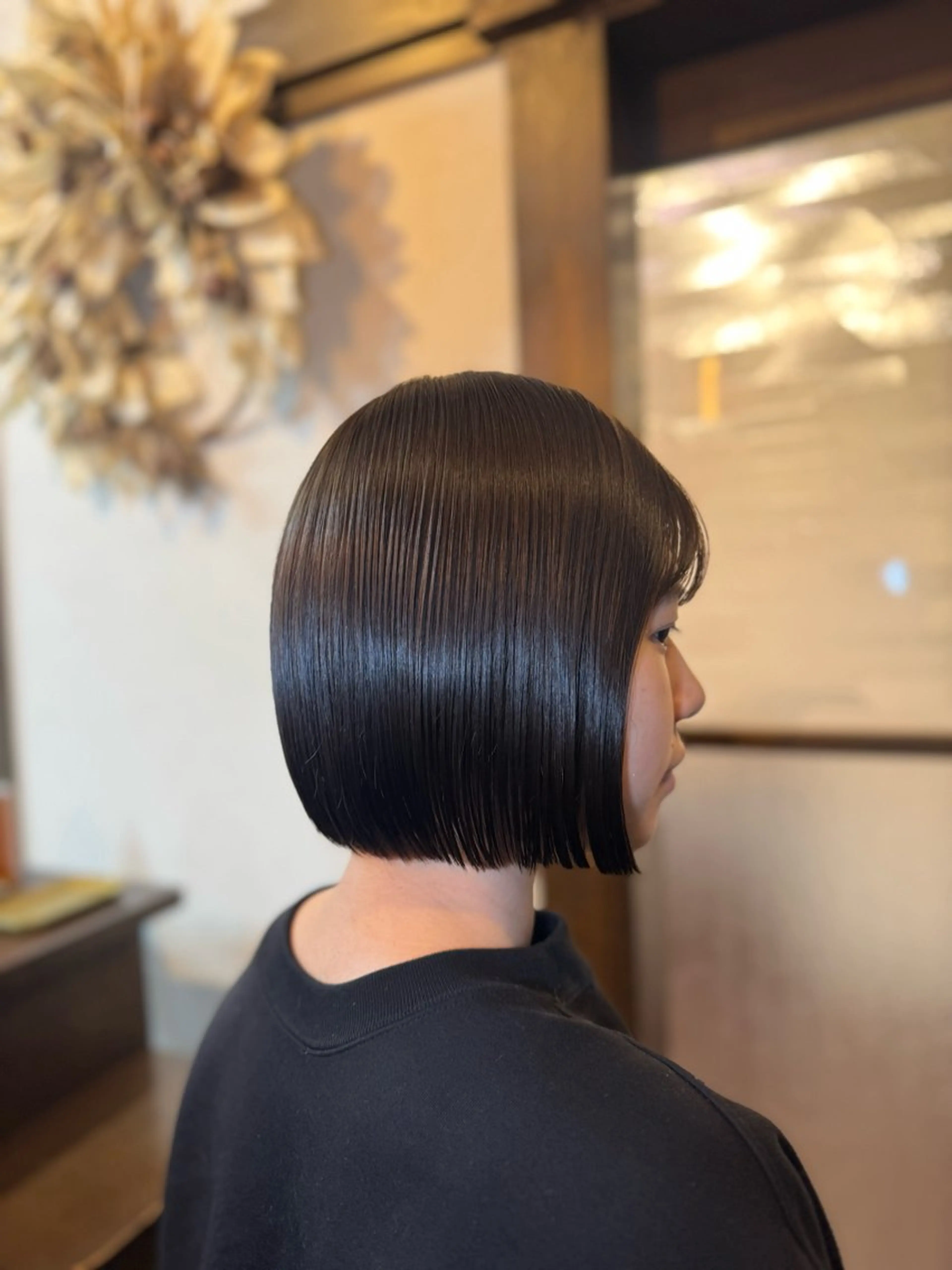 🌷カットモデル+ワンカラー+カラー用トリートメントの写真