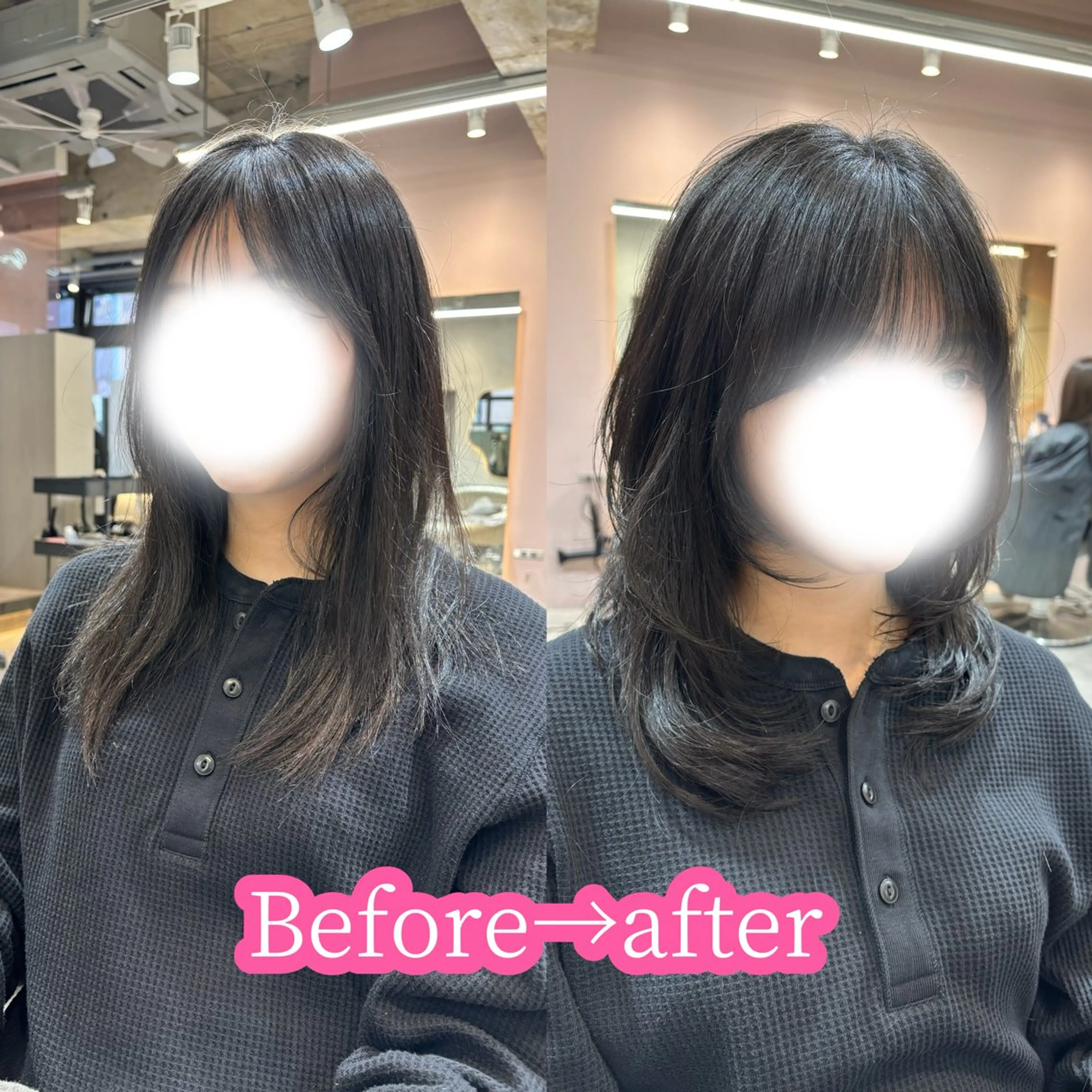 ミディアム カラー ヘアアレンジ カット ヘアカラー トリートメント 美髪縮毛矯正/ 透明感カラー吉田光佑のヘアスタイル