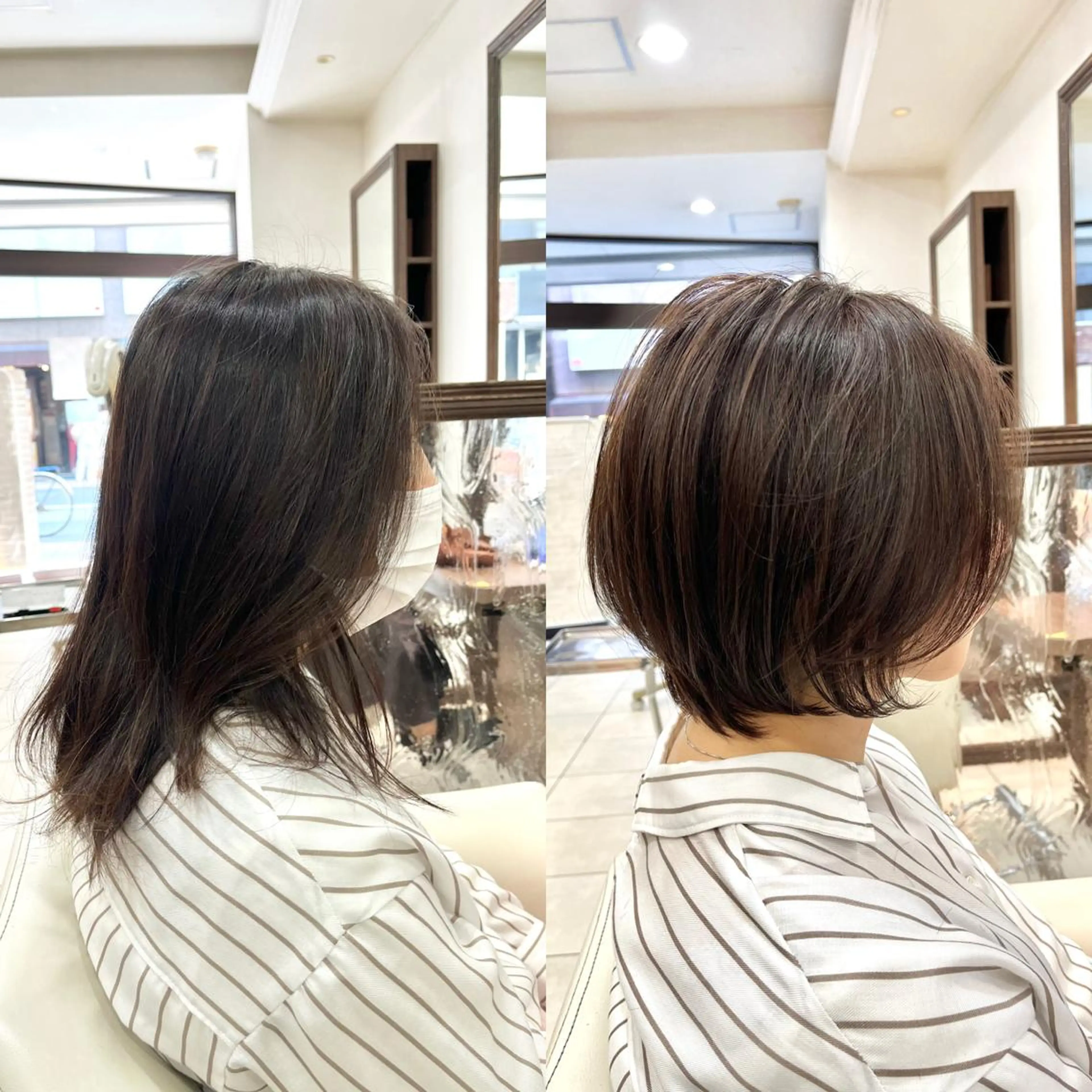 ショート カラー 透明感カラー ミセス ショートヘア 小顔カット カット ヘアカラー トリートメント 《大人気髪質改善》 プログレス国分寺店のヘアスタイル