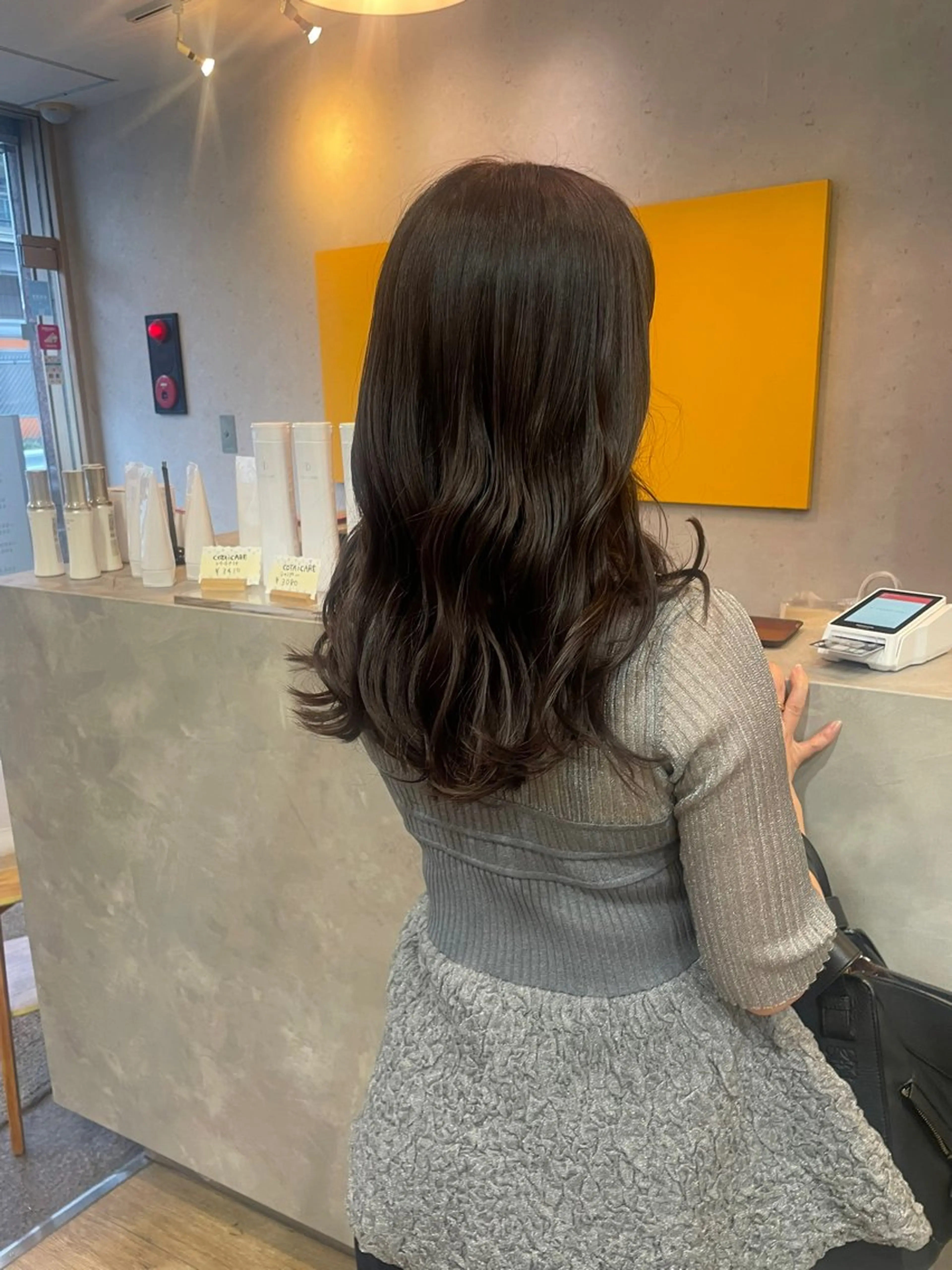 ロング カラー ベージュカラー オリーブベージュ ヘアカラー トリートメント 髪質改善/Bloss om🌷高橋沙衣のヘアスタイル