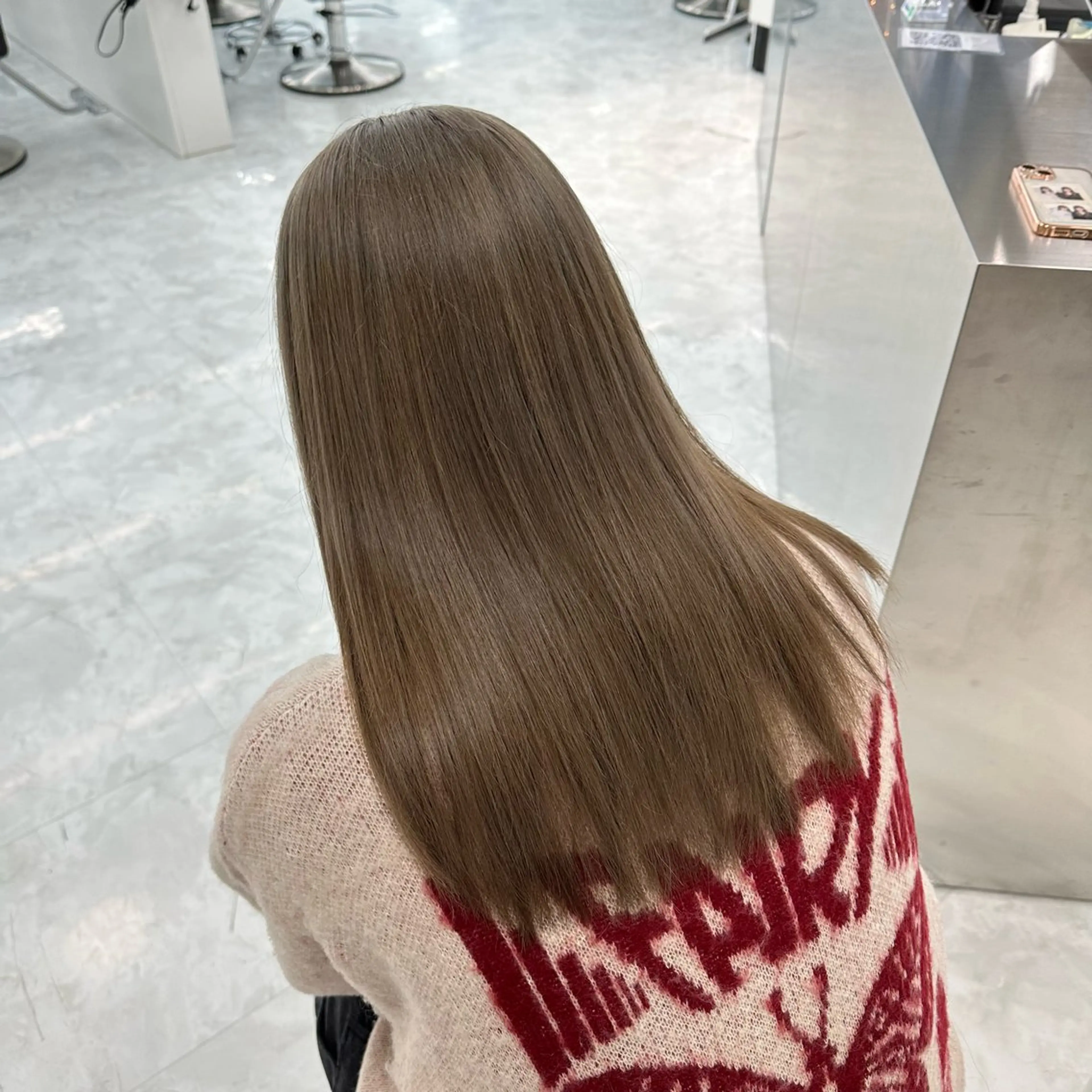 セミロング カラー ヘアカラー トリートメント レイヤーダブルカラー KYON店長のヘアスタイル