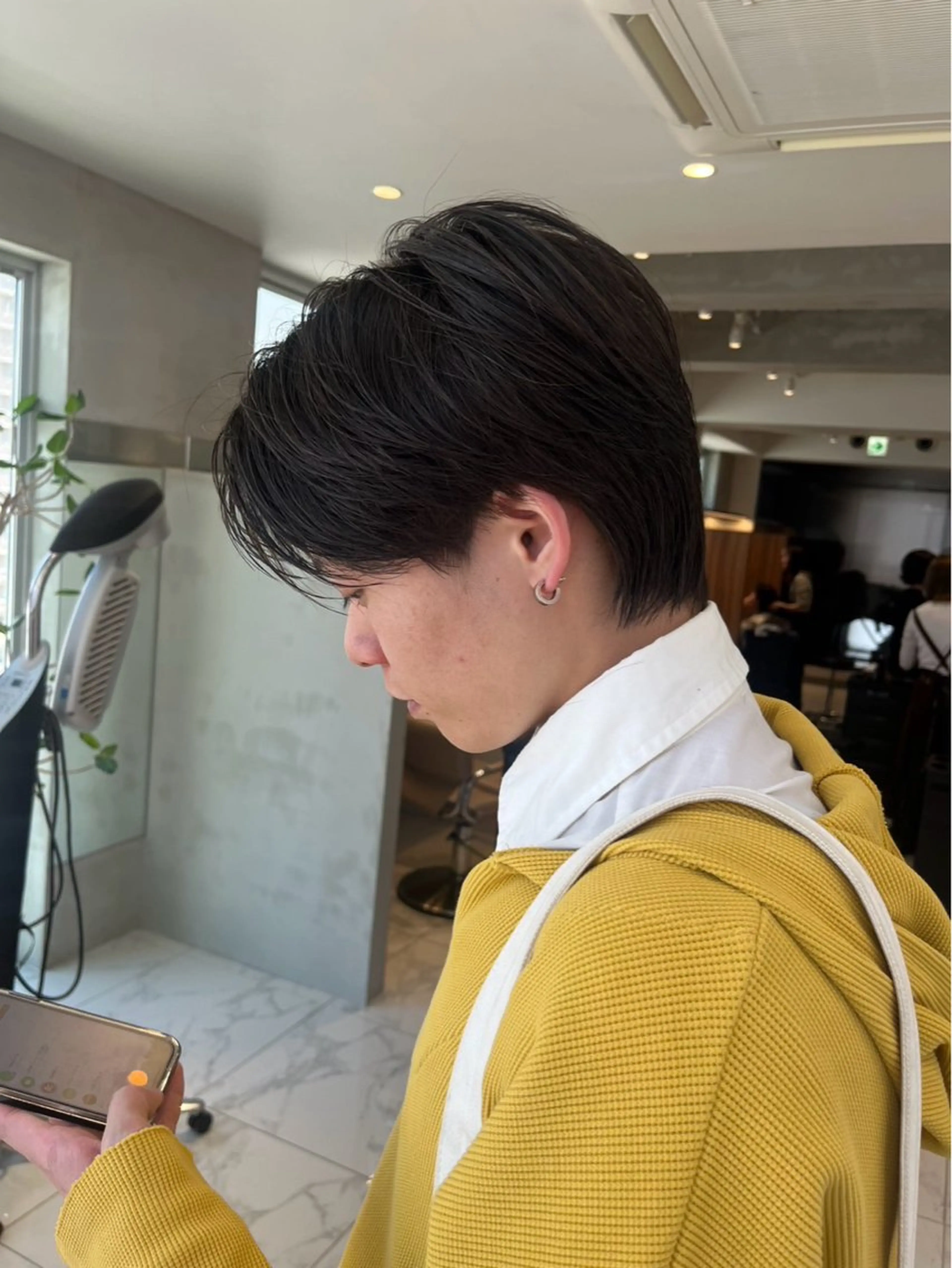 メンズ 透明感ハイトーン/ レイヤー/セイナのマツエク・マツパデザイン